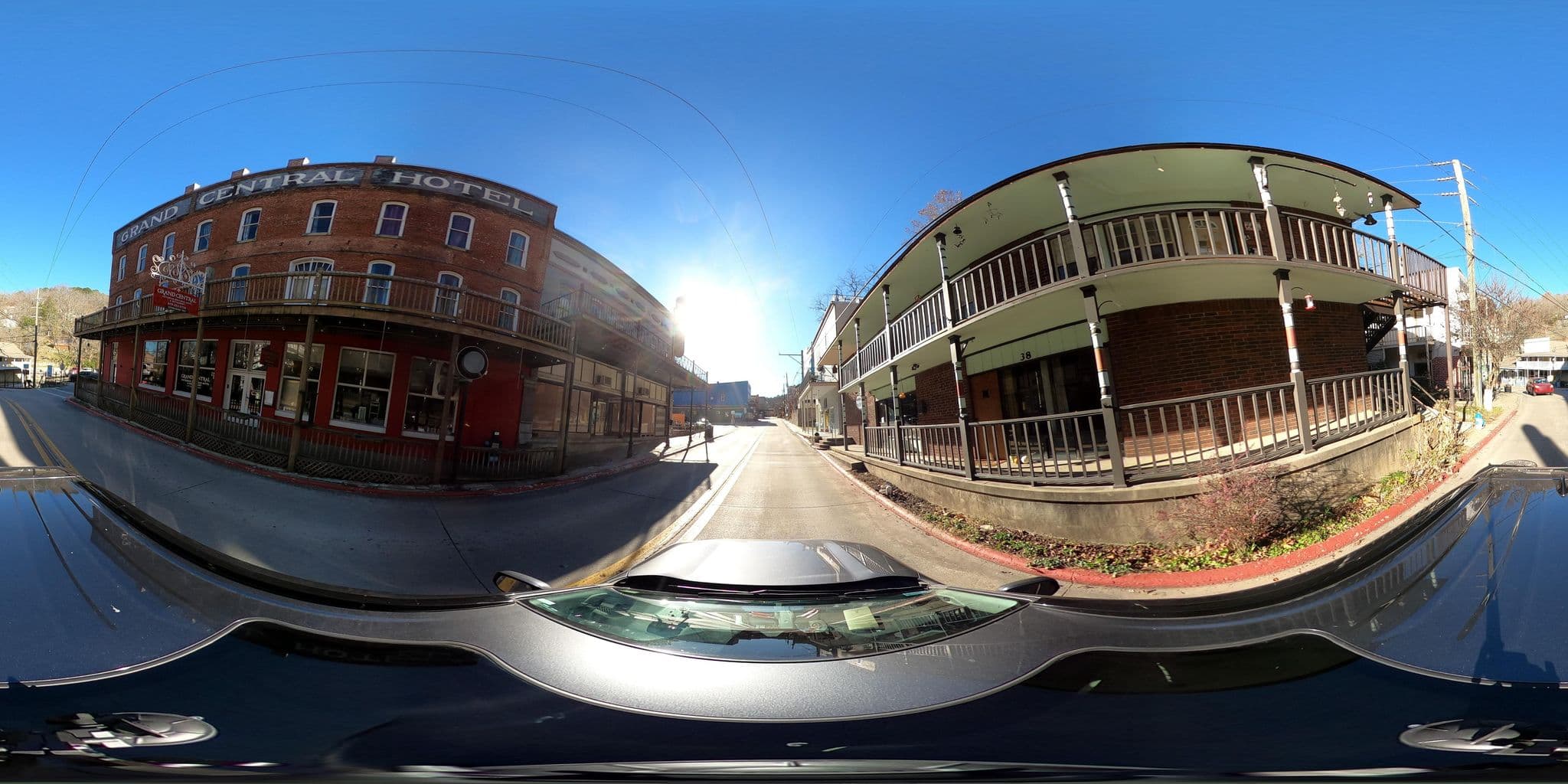 Street view near Harkin Lodge, Eureka Springs — © justinmeyers (CC BY-SA · Mapillary)