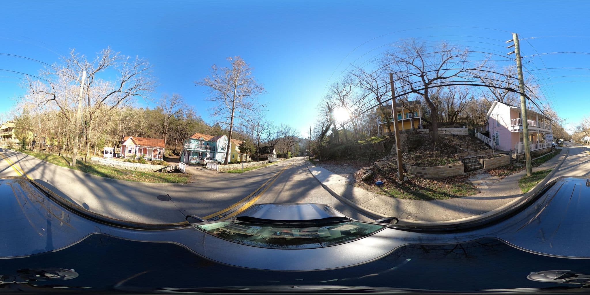 Street view near The Main Street Inn, Eureka Springs — © justinmeyers (CC BY-SA · Mapillary)