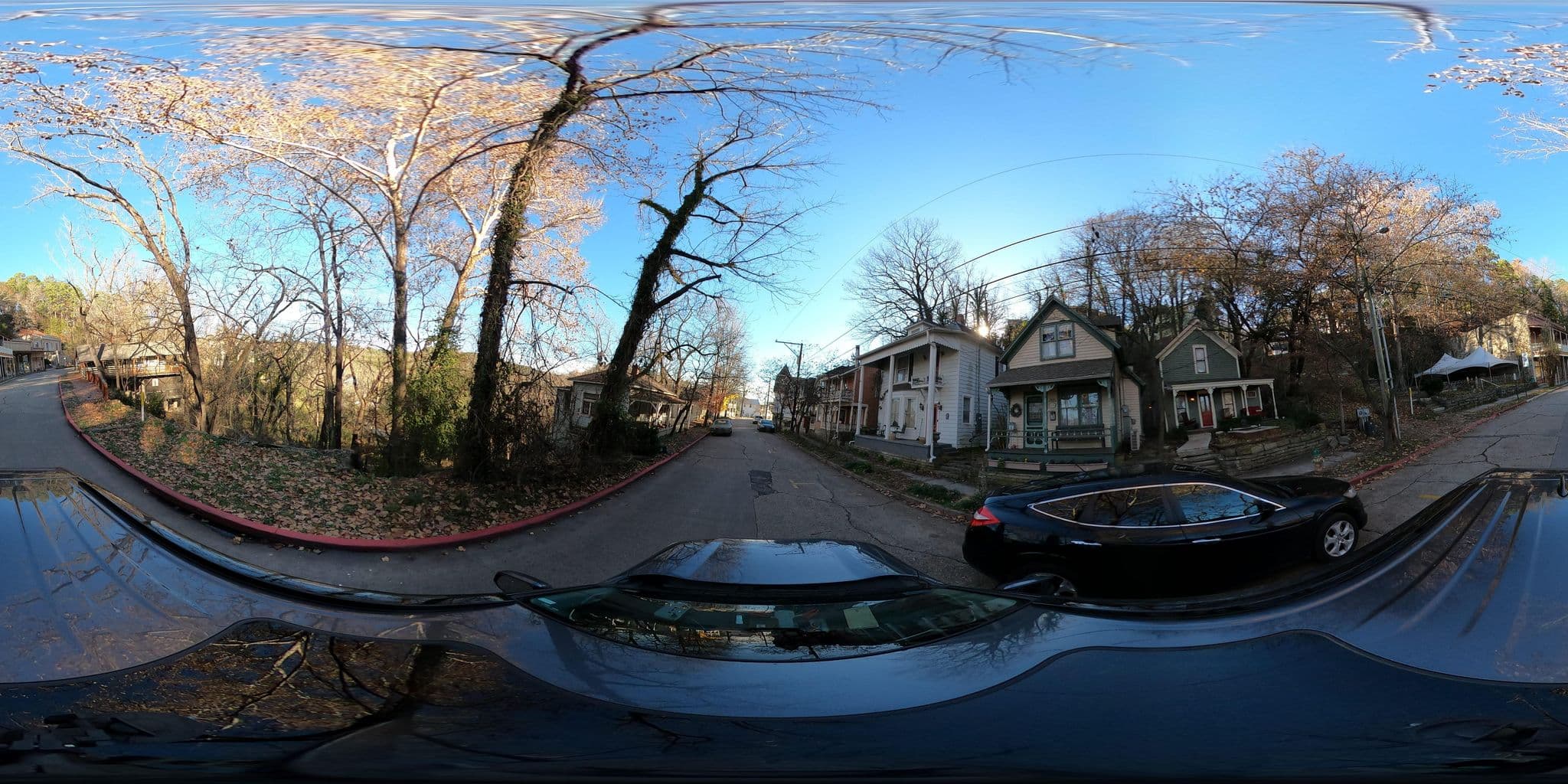 Street view near Starry Night Cottage, Eureka Springs — © justinmeyers (CC BY-SA · Mapillary)