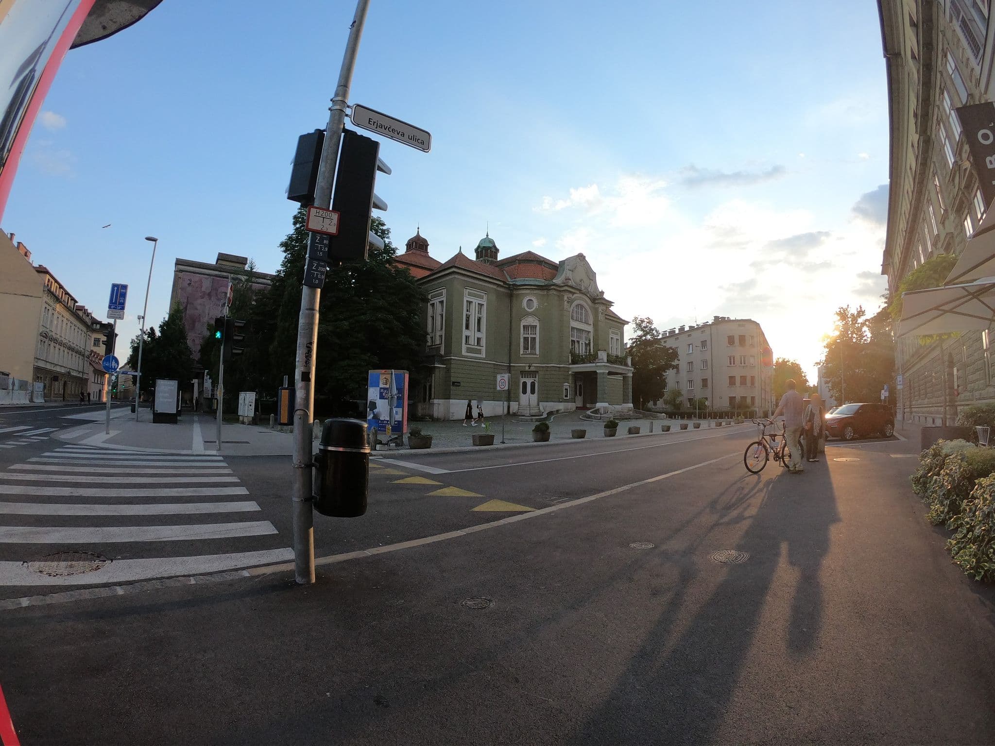 Street view near Hotel Cubo, Ljubljana — © richlv (CC BY-SA · Mapillary)