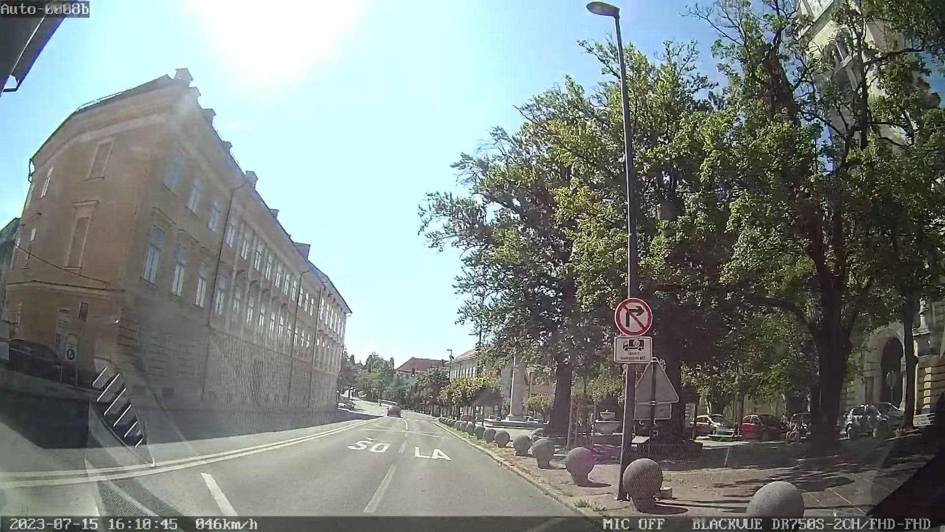 Street view near Adora Hotel, Ljubljana — © rdnnk (CC BY-SA · Mapillary)