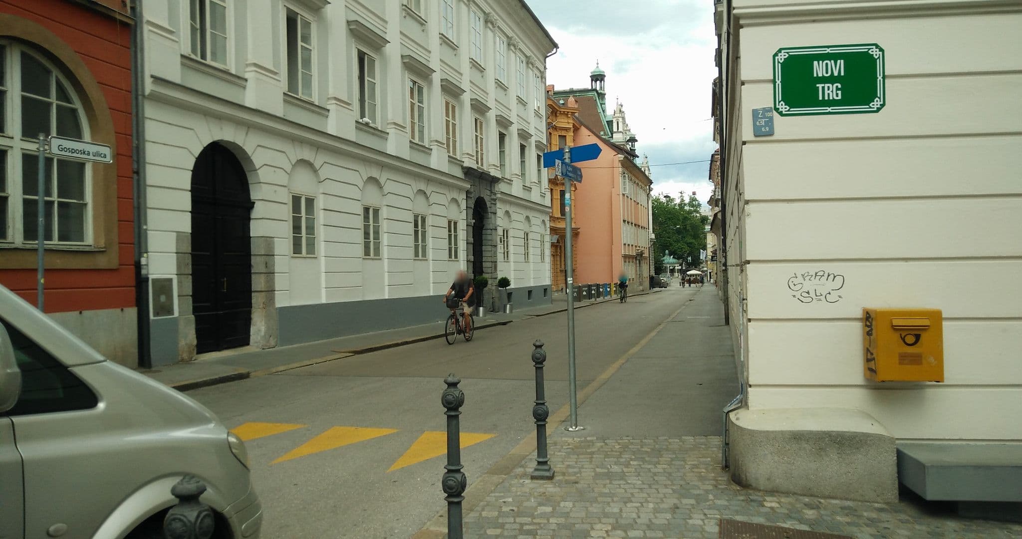 Street view near Antiq Palace Hotel & Spa, Ljubljana — © map_hard (CC BY-SA · Mapillary)