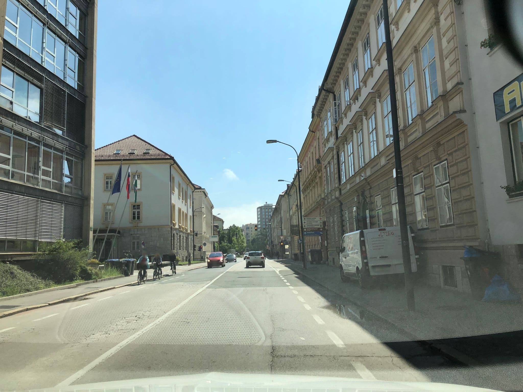 Street view near Ana Hostel, Ljubljana — © derzornigemarkus (CC BY-SA · Mapillary)