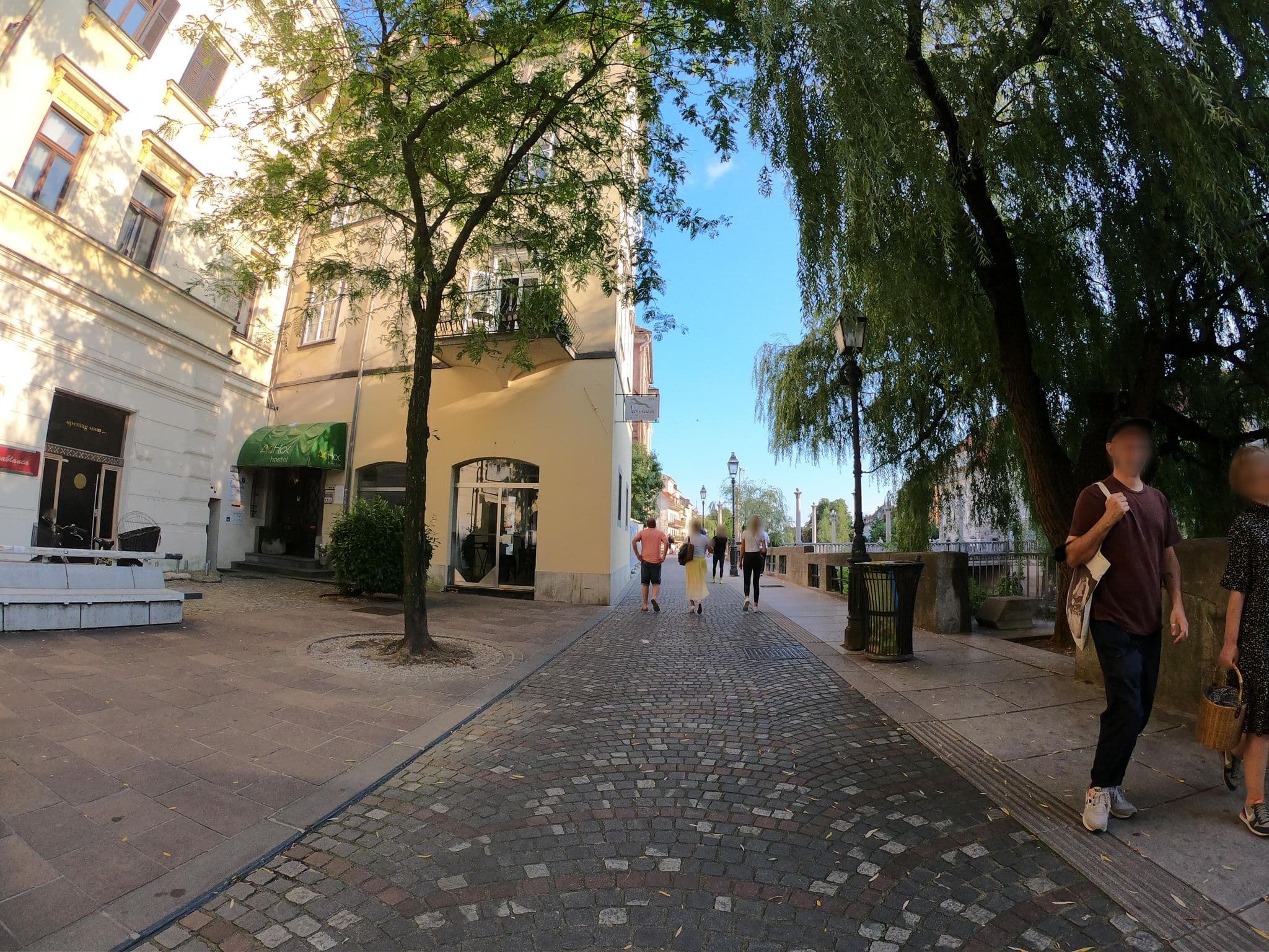 Street view near AdHoc hostel, Ljubljana — © richlv (CC BY-SA · Mapillary)