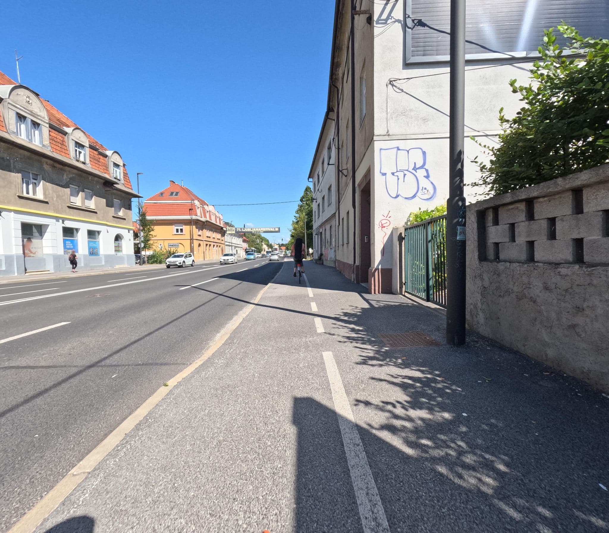 Street view near MartaStudio rooms and apartment, Ljubljana — © kopra (CC BY-SA · Mapillary)