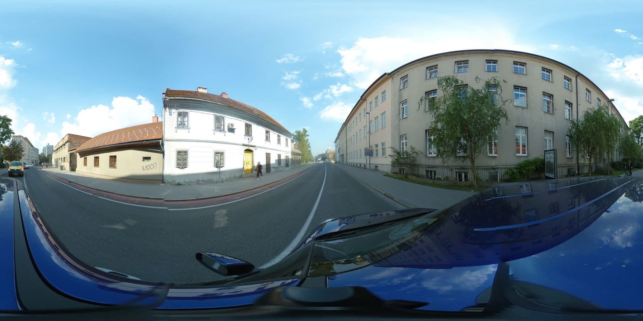 Street view near C-Punkt Hostel 2, Ljubljana — © javiersanp (CC BY-SA · Mapillary)