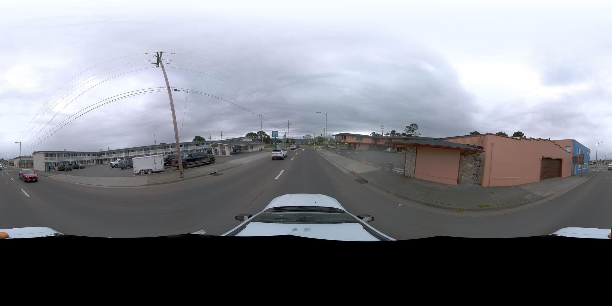 Street view near gardenia motel, Crescent City — © MEW-Utilities (CC BY-SA · Mapillary)