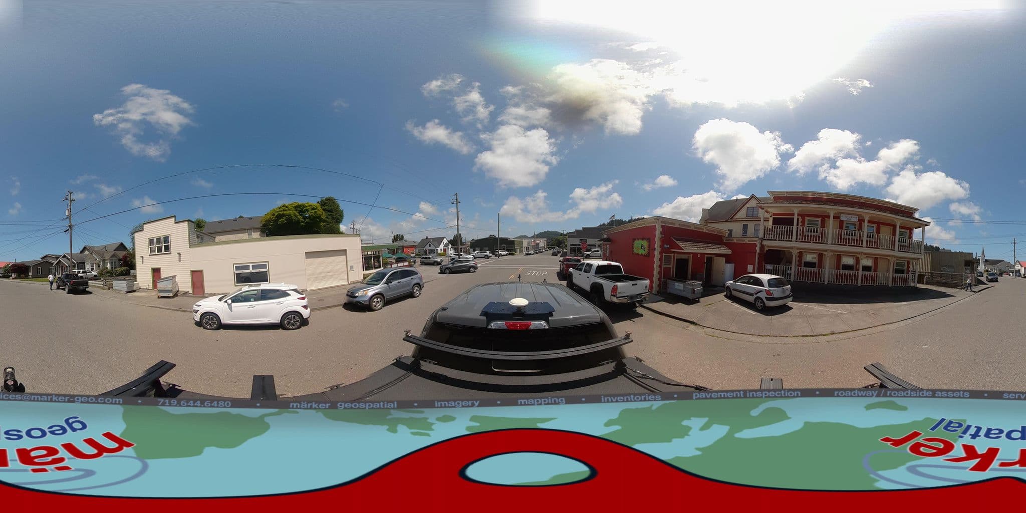 Street view near Francis Creek Inn at The Red Front Store, Fortuna — © marker_geo1 (CC BY-SA · Mapillary)