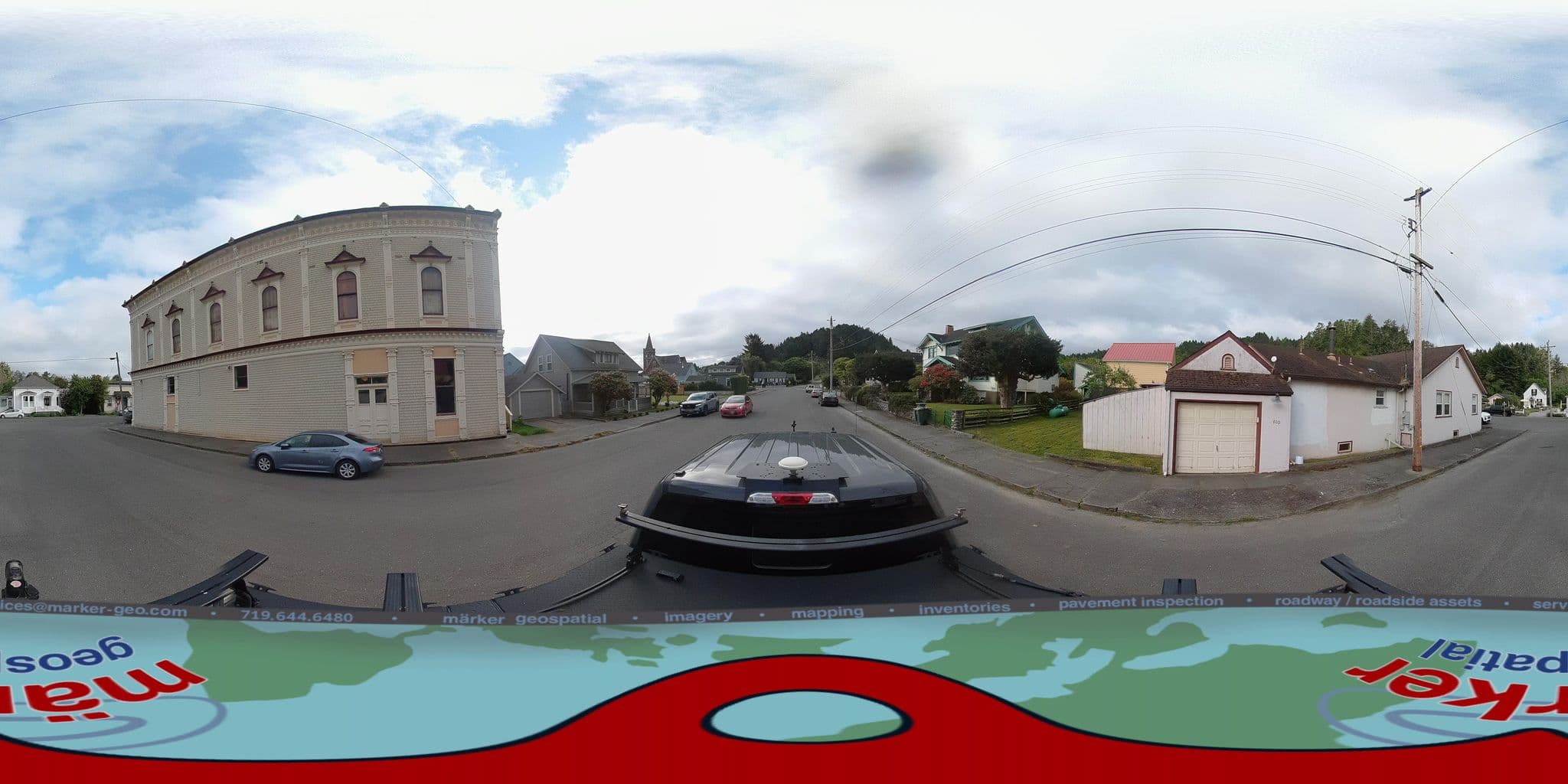 Street view near Francis Street vacation Home, Fortuna — © marker_geo1 (CC BY-SA · Mapillary)