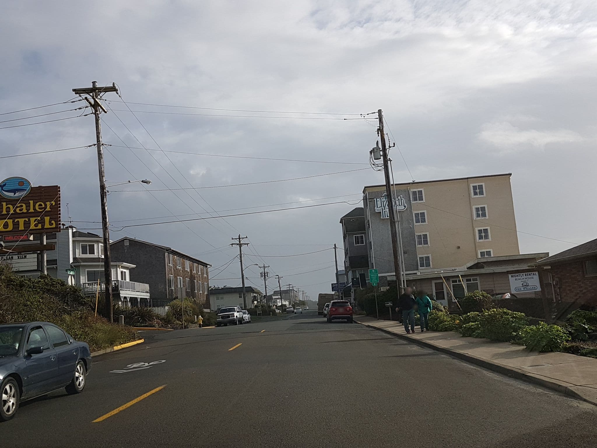 Street view near Whaler Motel Pool, Agate Beach — © jopparn (CC BY-SA · Mapillary)