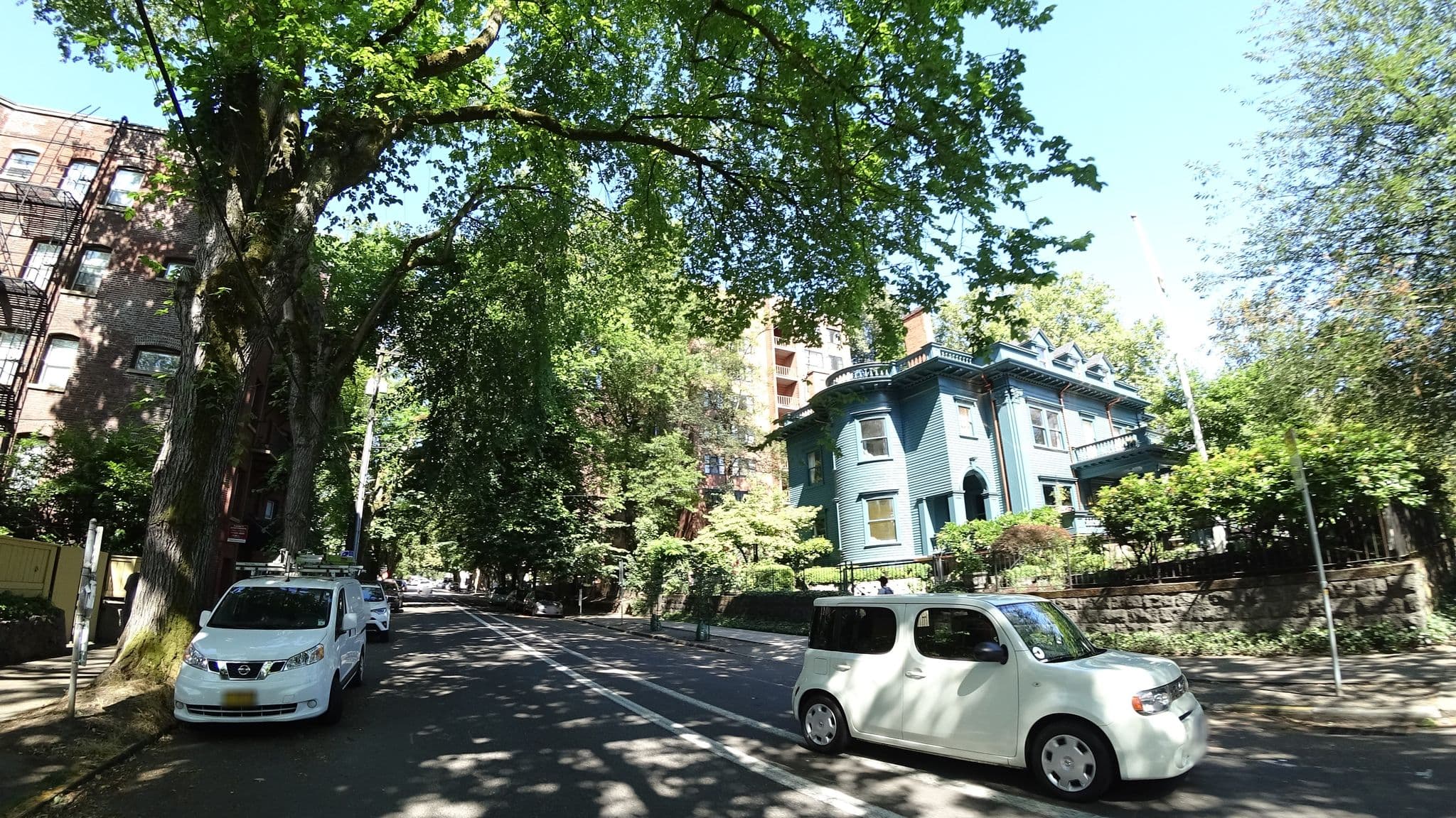 Street view near Historic Isam White House, Portland — © mly_pdx02 (CC BY-SA · Mapillary)