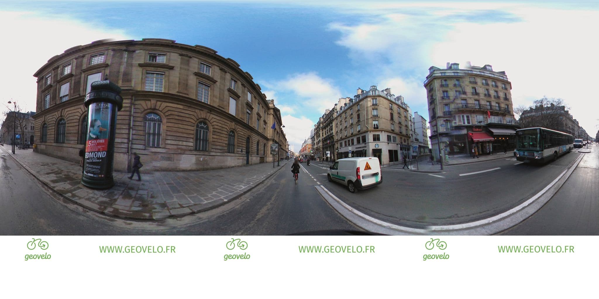 Street view near Rivoli, Paris 04 Hôtel-de-Ville — © simon_geovelo (CC BY-SA · Mapillary)