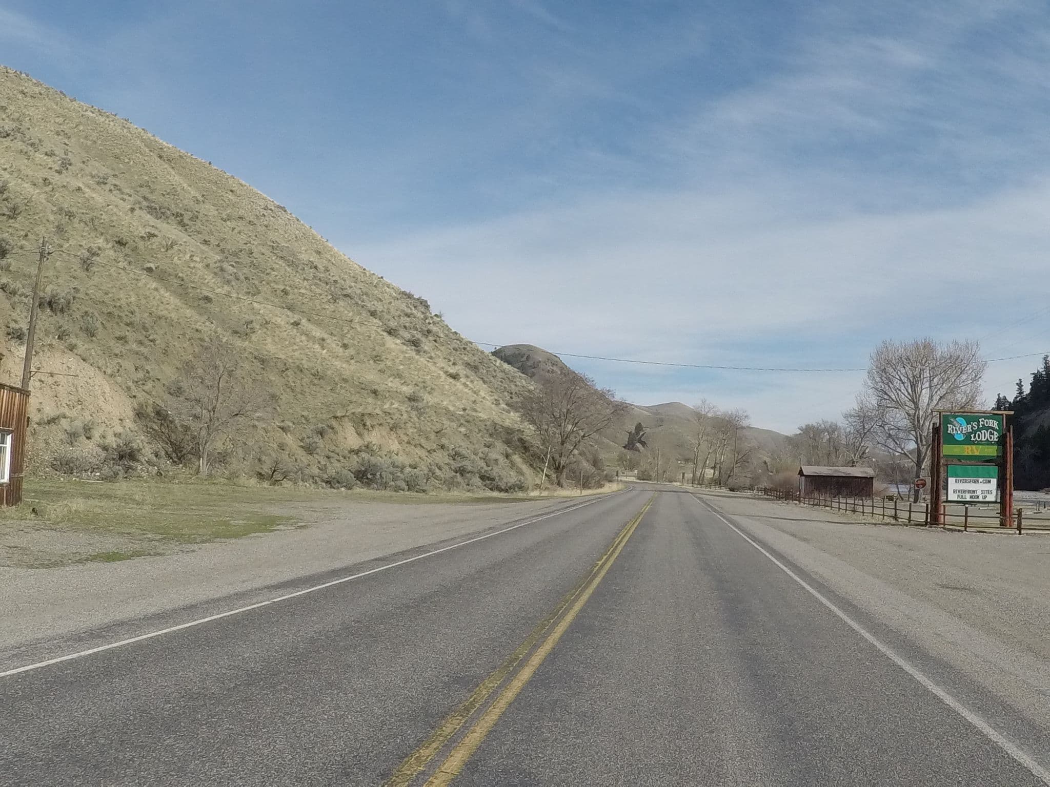 Street view near River's Fork Lodge, Salmon — © chrisbeddow (CC BY-SA · Mapillary)