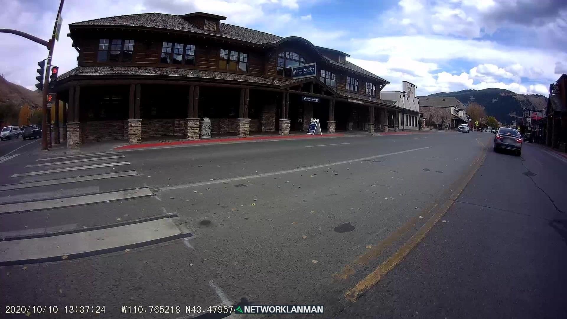 Street view near The Hitching Post, Rafter J Ranch — © networklanman (CC BY-SA · Mapillary)