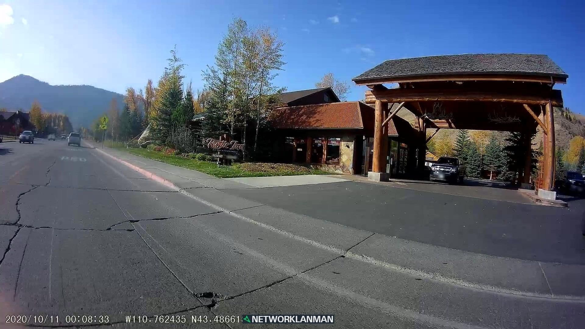 Street view near Gym @ Rustic Inn, Rafter J Ranch — © networklanman (CC BY-SA · Mapillary)