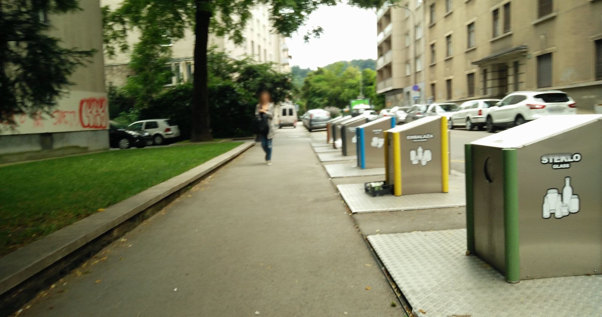 Street view near Taya Apartments, Ljubljana — © map_hard (CC BY-SA · Mapillary)