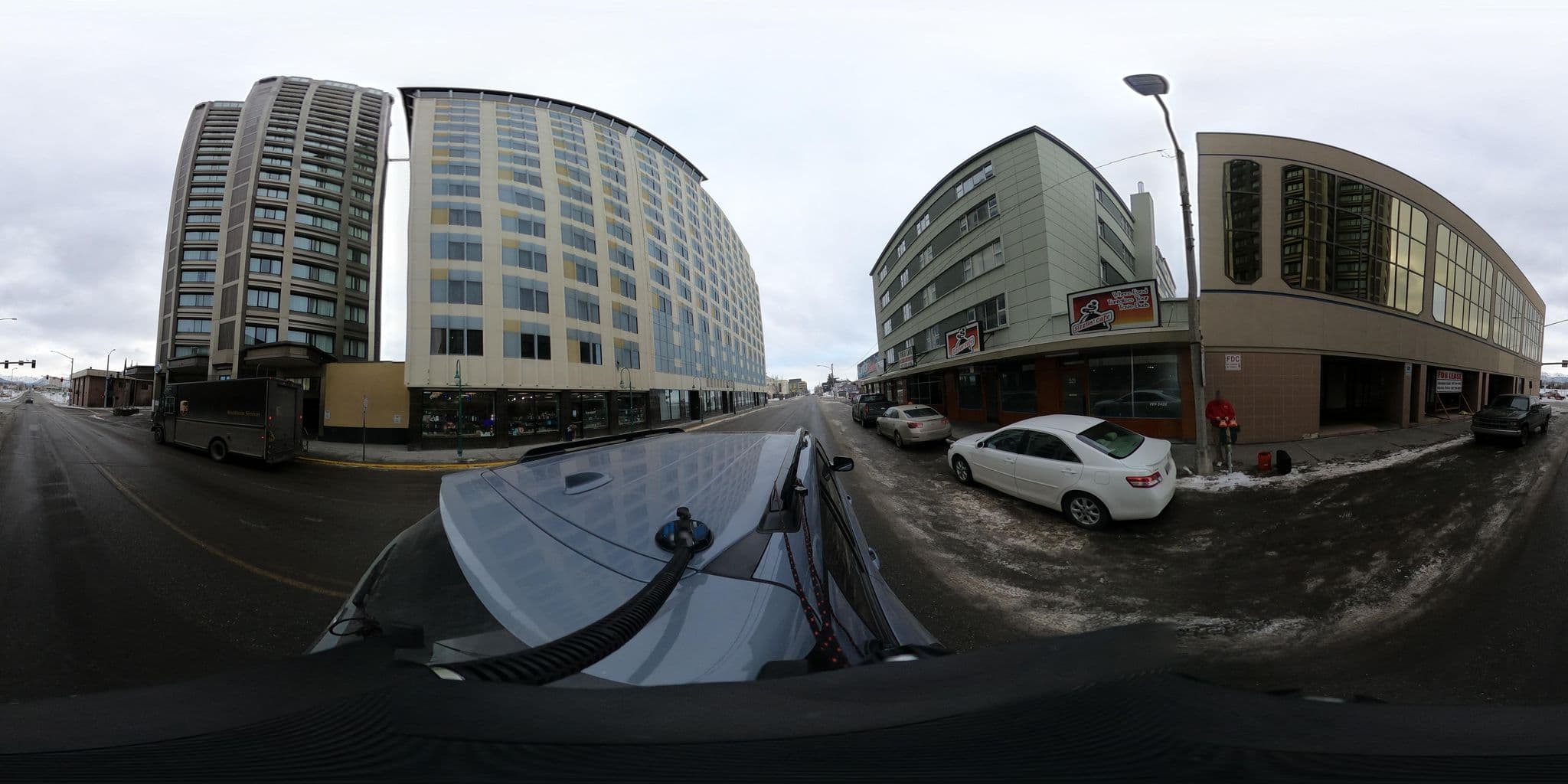 Street view near Kalgin Island Lodge, Anchorage — © kinneyeng (CC BY-SA · Mapillary)