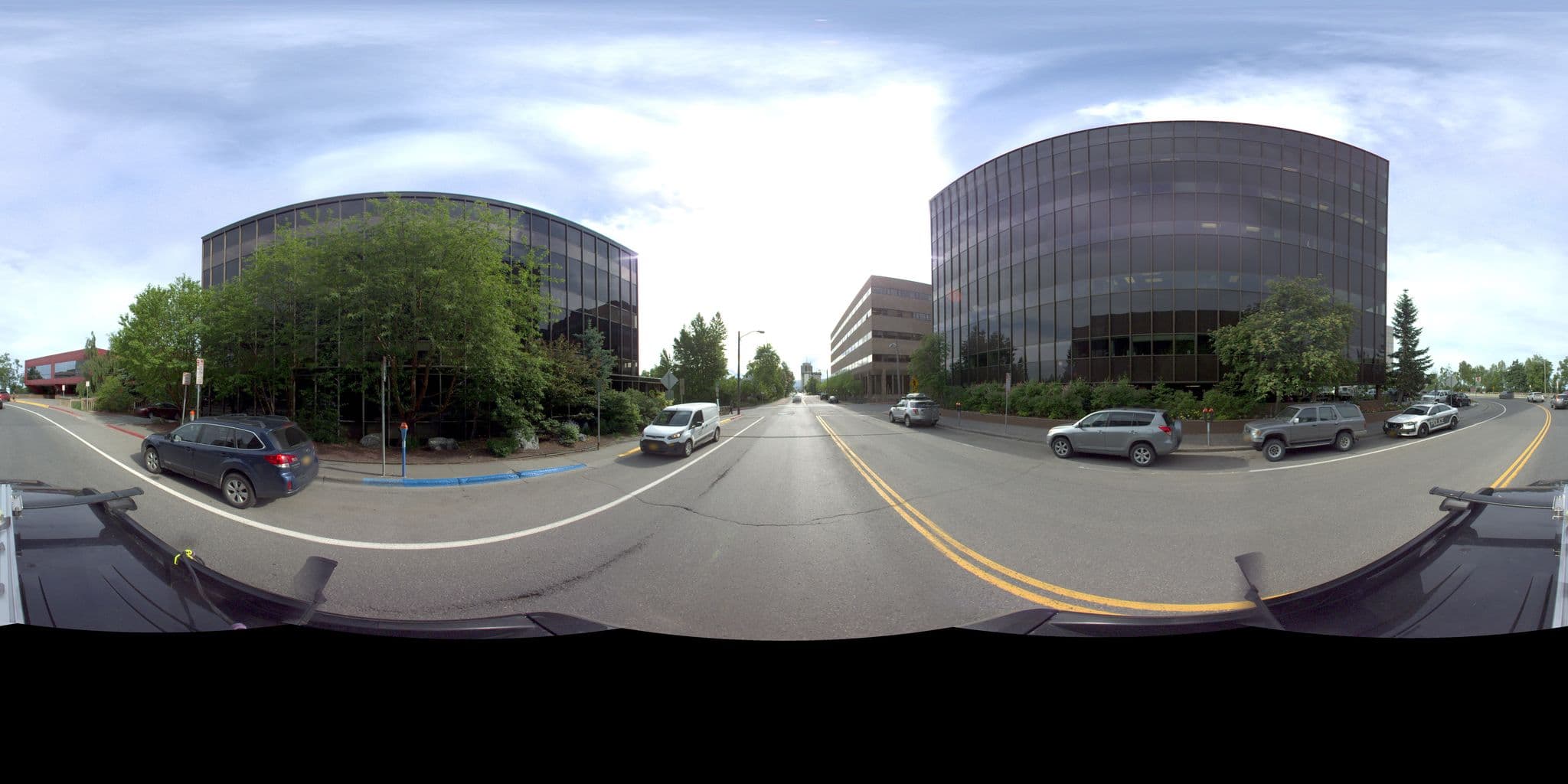 Street view near Alaskan Frontier Gardens Bed & Breakfast, Anchorage — © kinneyeng (CC BY-SA · Mapillary)