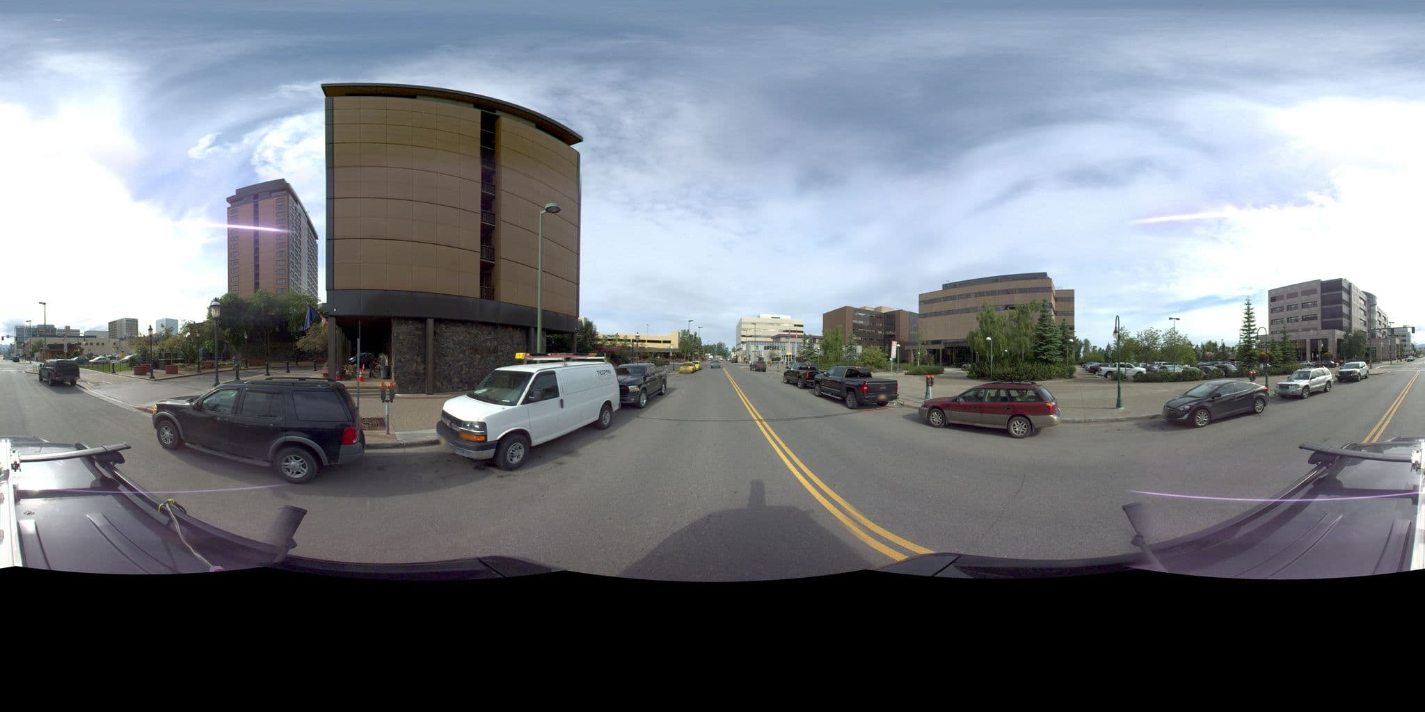 Street view near Marina's Village, Anchorage — © kinneyeng (CC BY-SA · Mapillary)