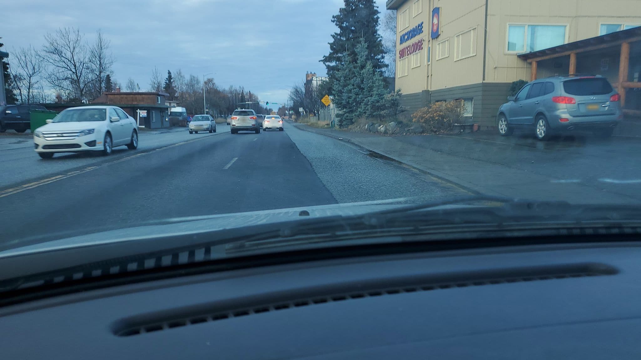 Street view near Anchorage Suites Lodge, Anchorage — © fearsomesaytr (CC BY-SA · Mapillary)