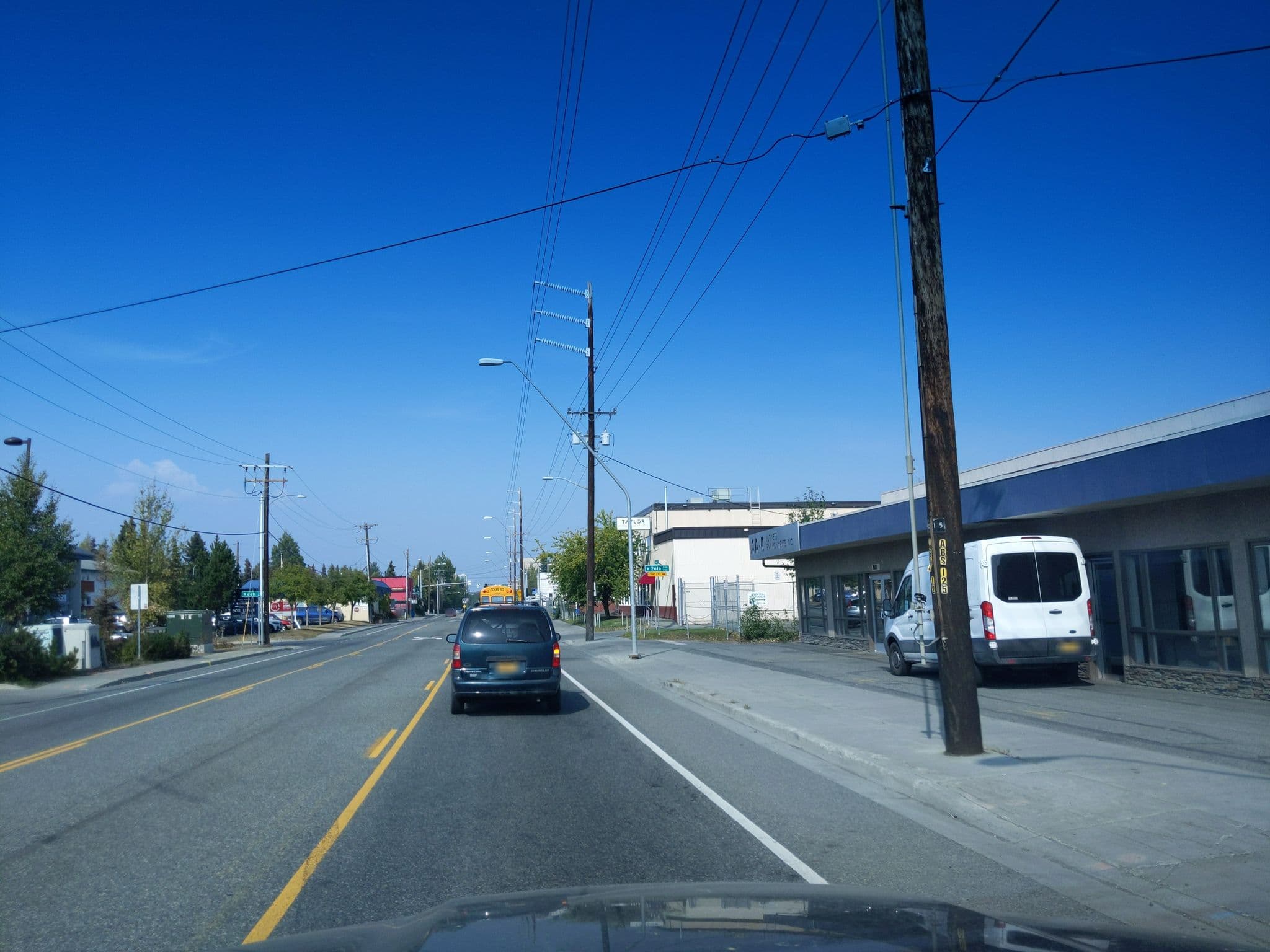Street view near Arctic Bed & Breakfast, Anchorage — © akmapper01 (CC BY-SA · Mapillary)