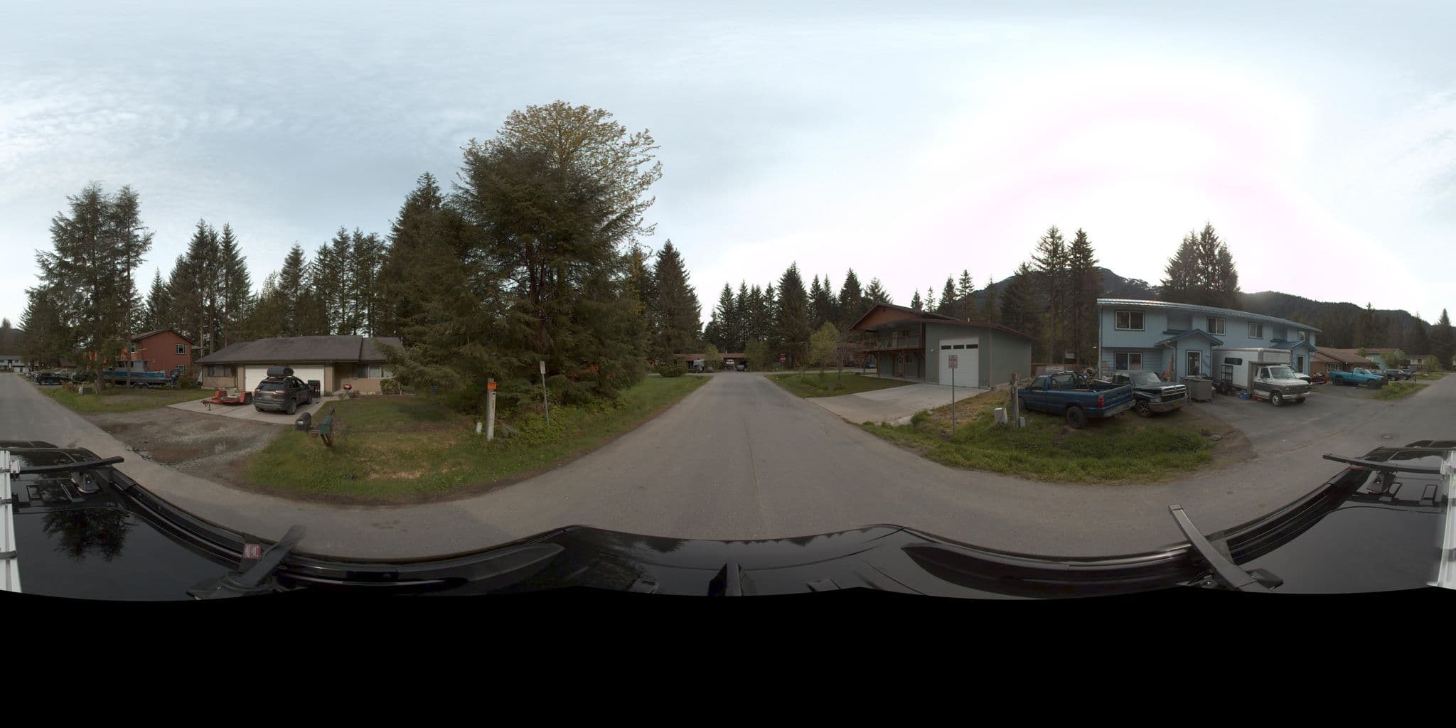 Street view near A Cozy Log Bed & Breakfast, Juneau — © rking (CC BY-SA · Mapillary)