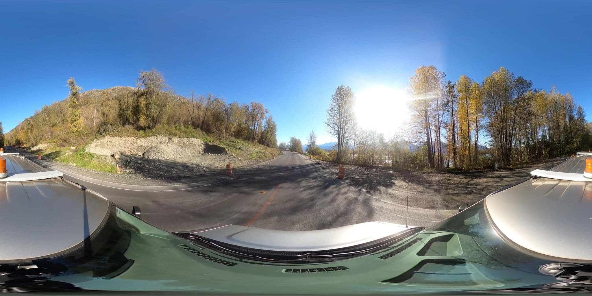 Street view near Sally’s Cabin, Haines — © tdbowthorpe_AKDOT (CC BY-SA · Mapillary)