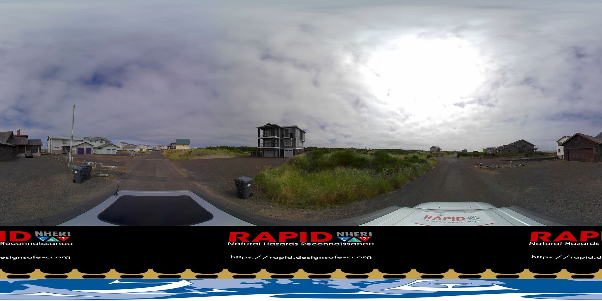 Street view near Dunecrest Cottage, Ocean Shores — © uwrapid (CC BY-SA · Mapillary)