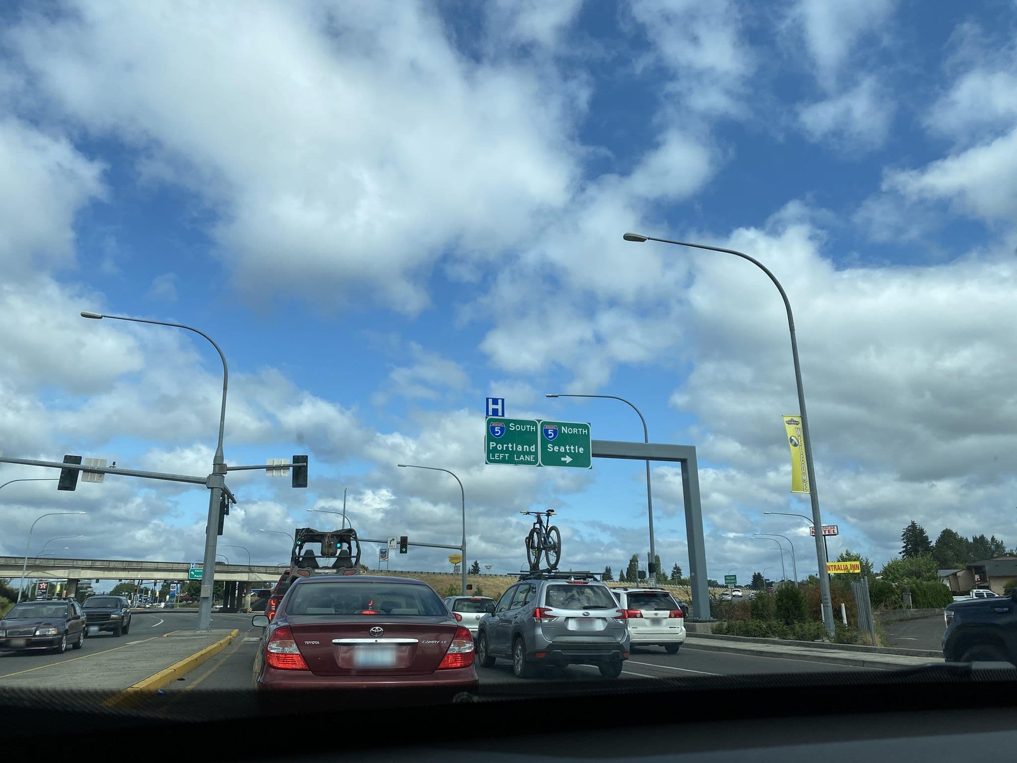 Street view near Quality Inn Centralia Chehalis, Fords Prairie — © cmiles (CC BY-SA · Mapillary)