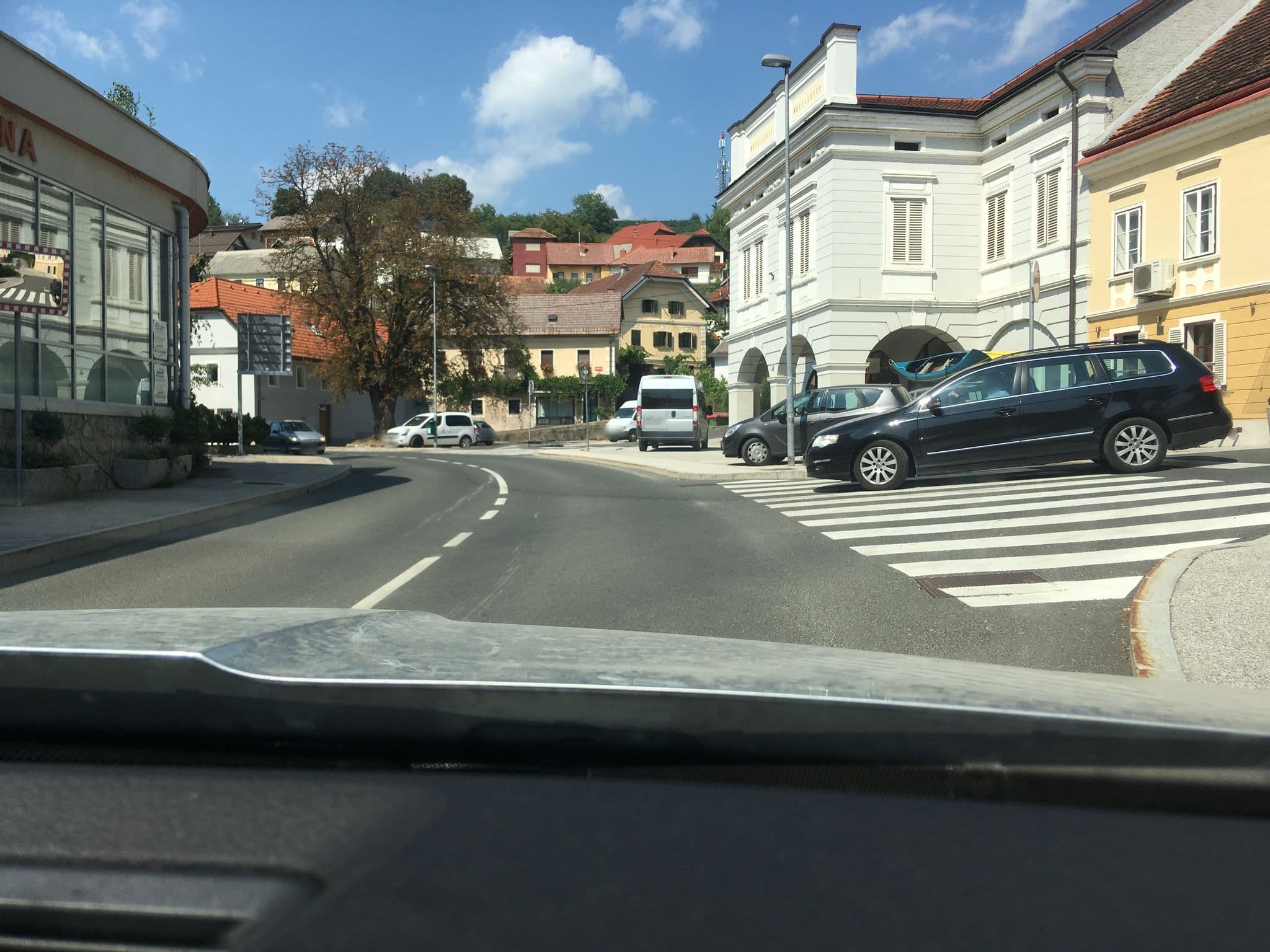 Street view near Hotel Bela krajina, Metlika — © jerneja (CC BY-SA · Mapillary)