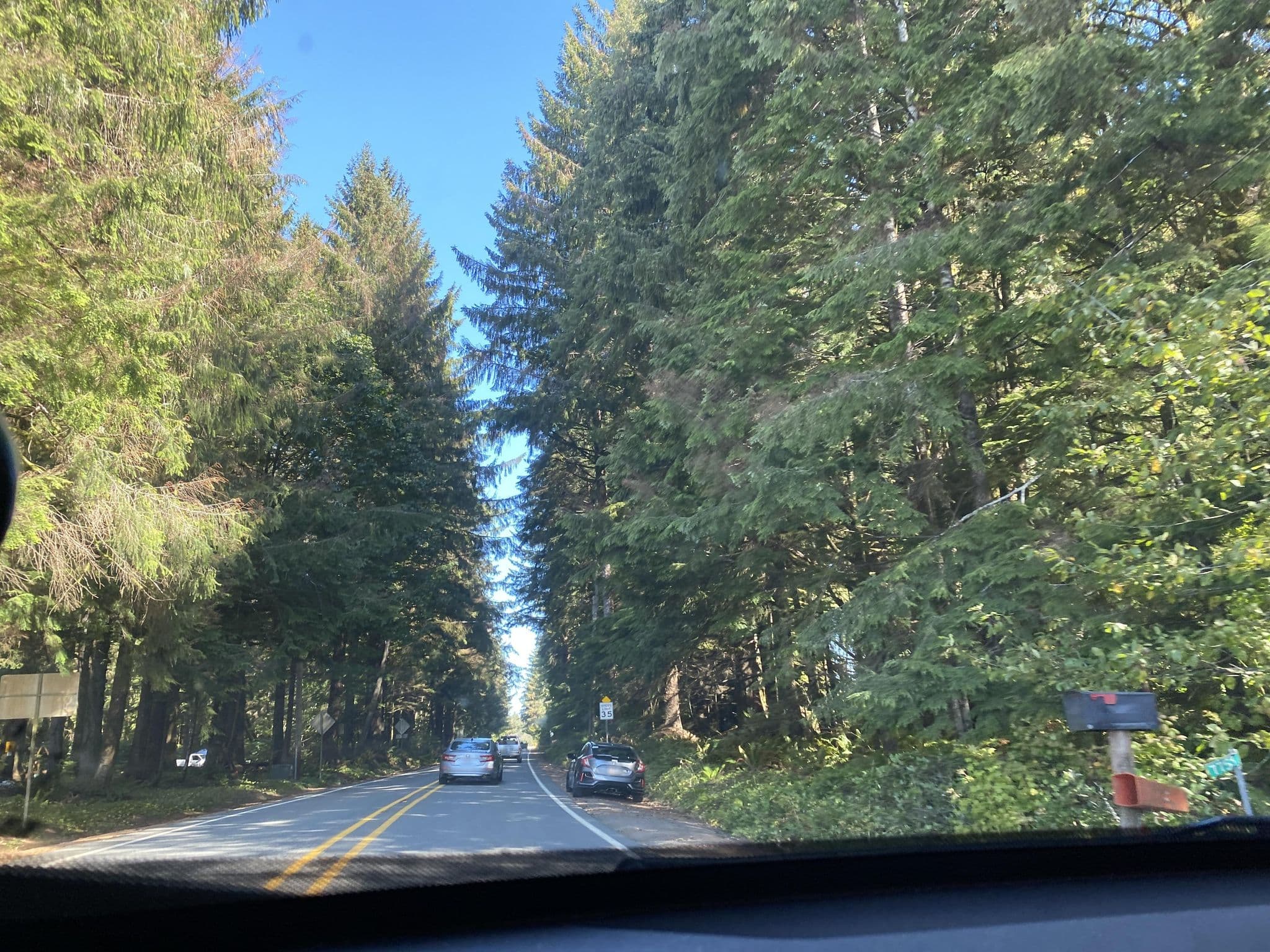 Street view near Three Rivers Resort, Forks — © cmiles (CC BY-SA · Mapillary)