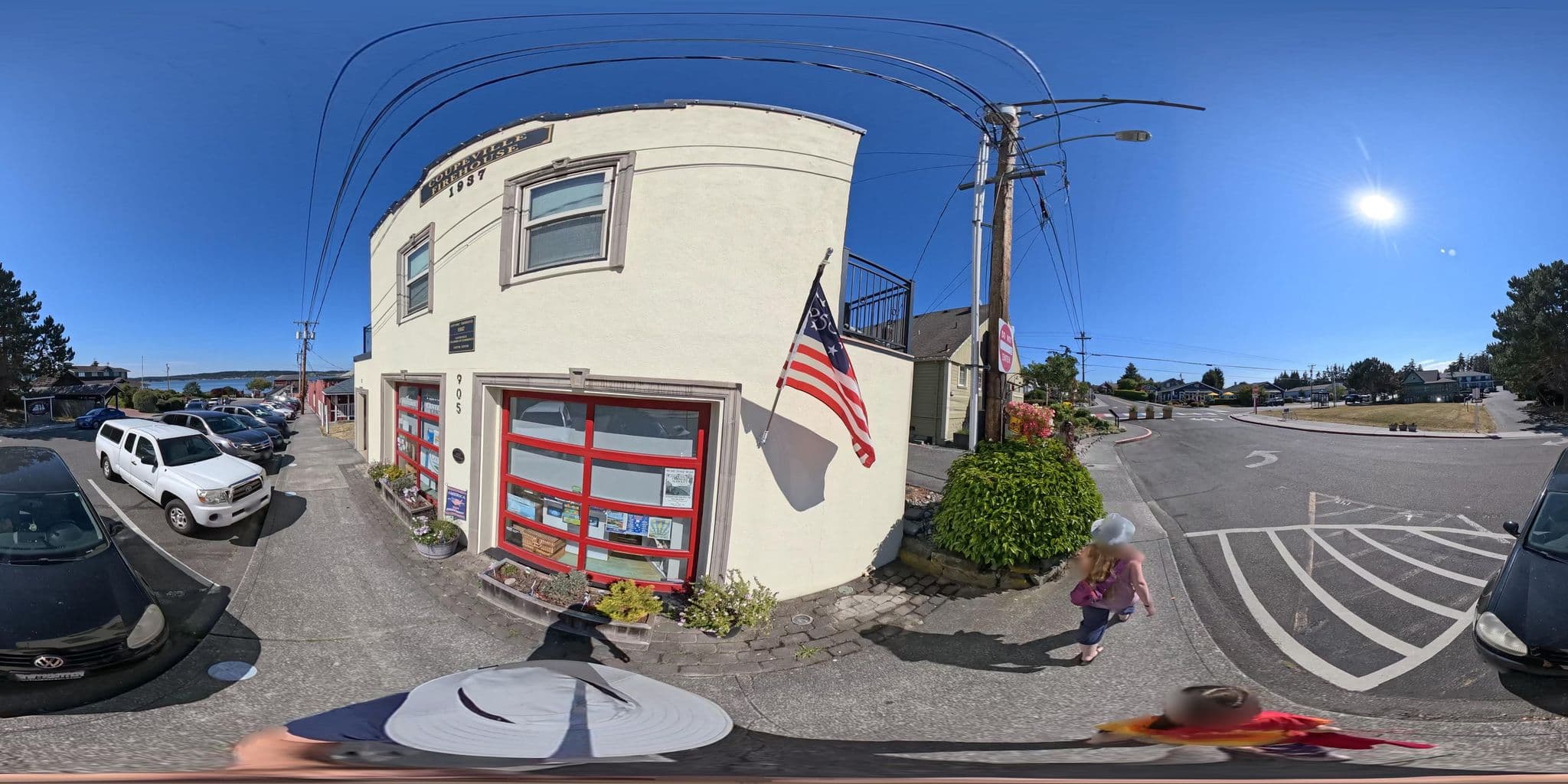 Street view near Coupeville Firehouse Inn, Coupeville — © watmildon (CC BY-SA · Mapillary)