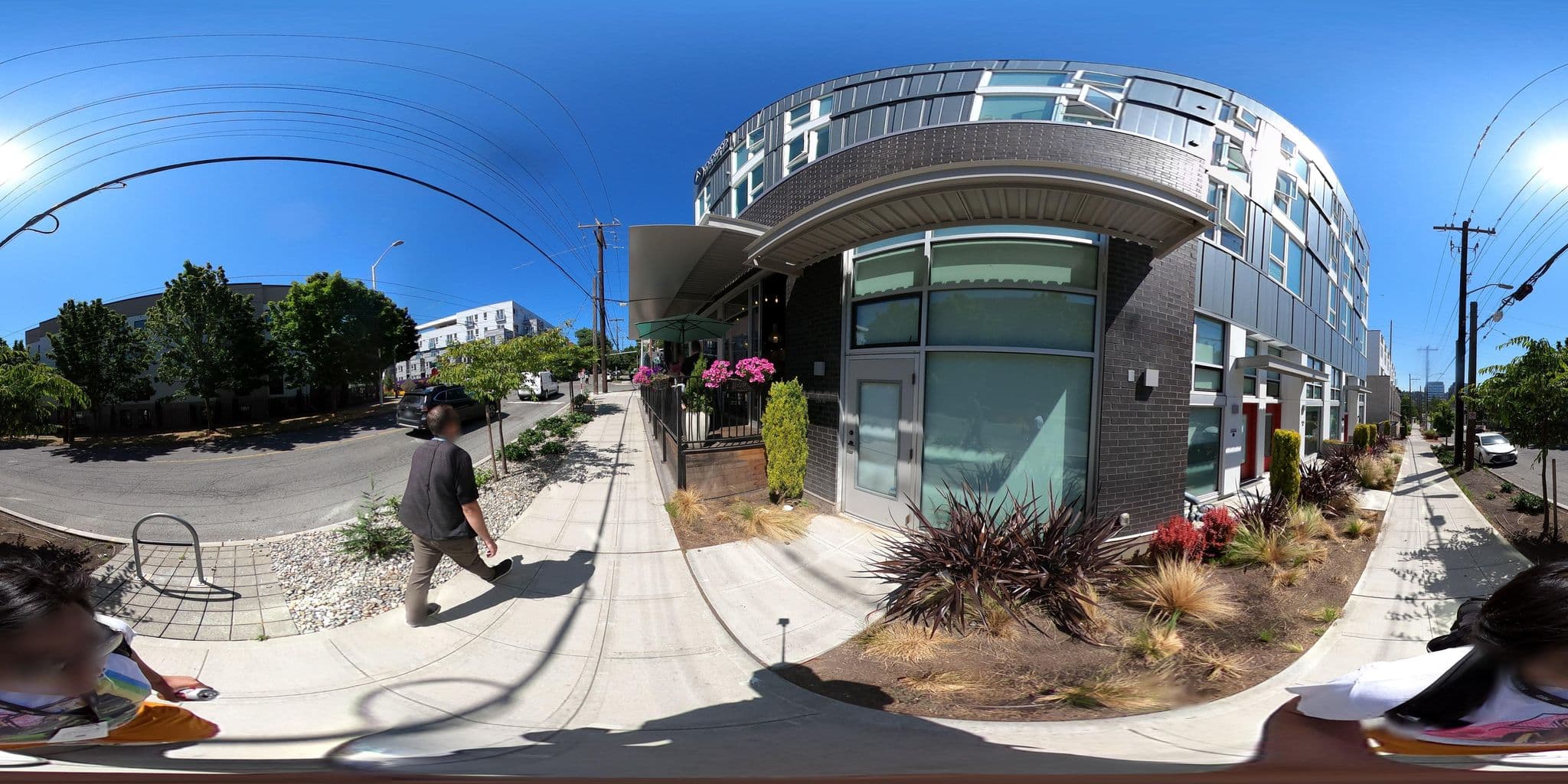 Street view near Hampton Inn & Suites, Seattle — © samcoppinger (CC BY-SA · Mapillary)