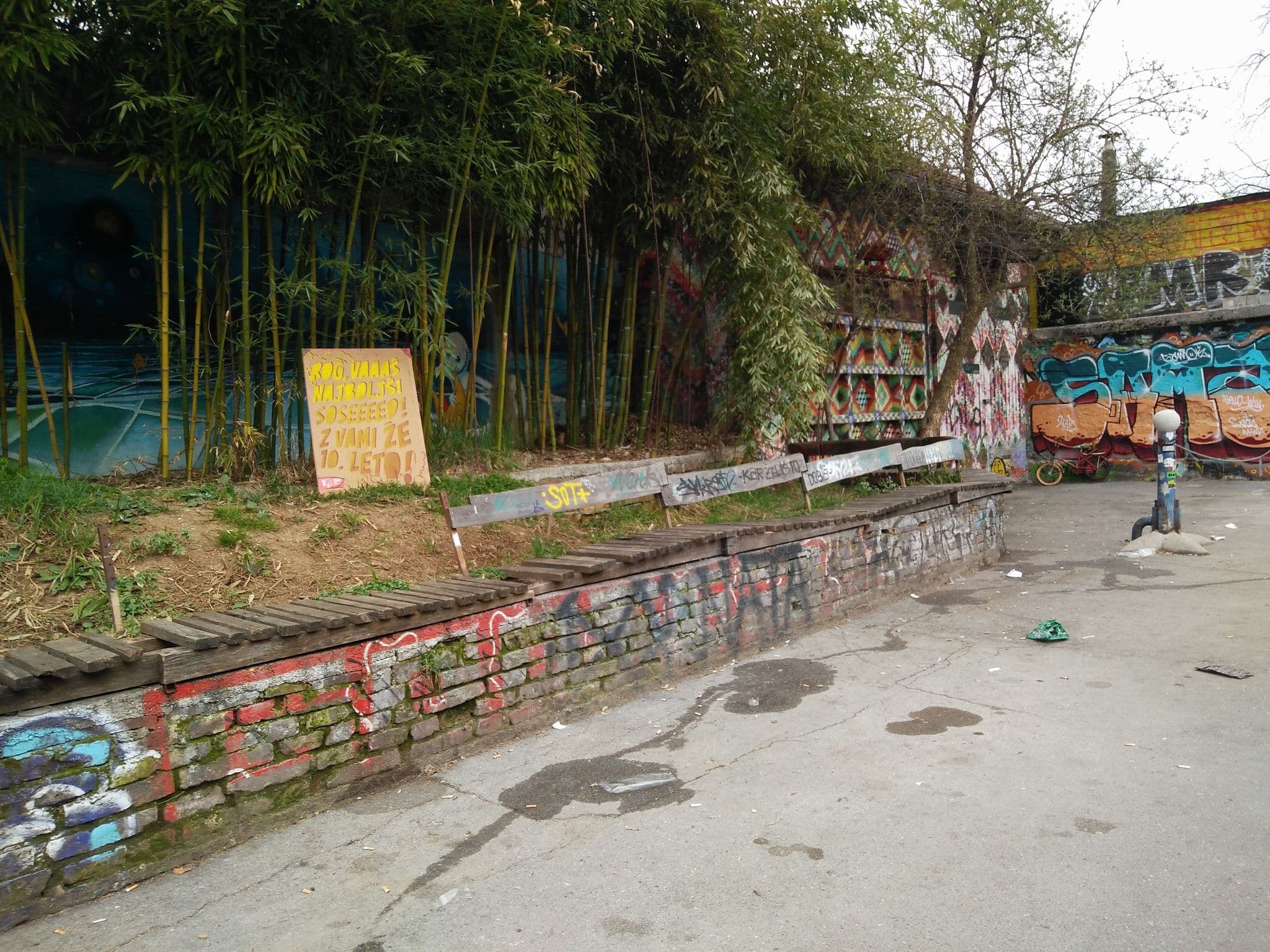 Street view near Celica Art Hostel, Ljubljana — © map_hard (CC BY-SA · Mapillary)