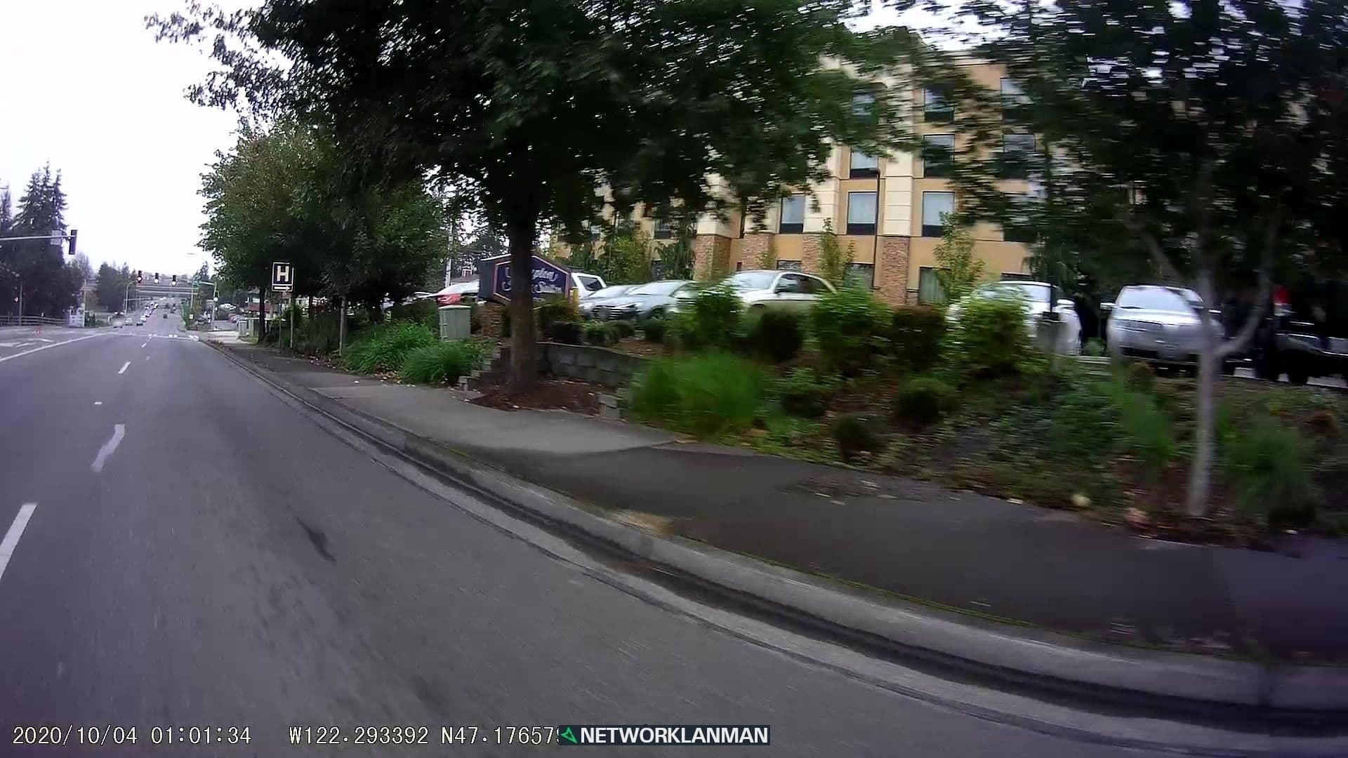 Street view near Hampton Inn & Suites, Puyallup — © networklanman (CC BY-SA · Mapillary)