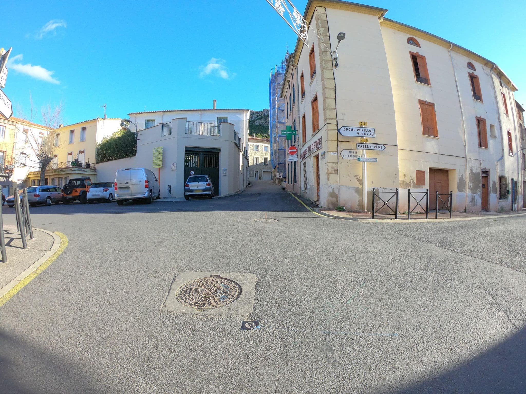 Street view near Au gîte Arago, Estagel — © joostjakob (CC BY-SA · Mapillary)