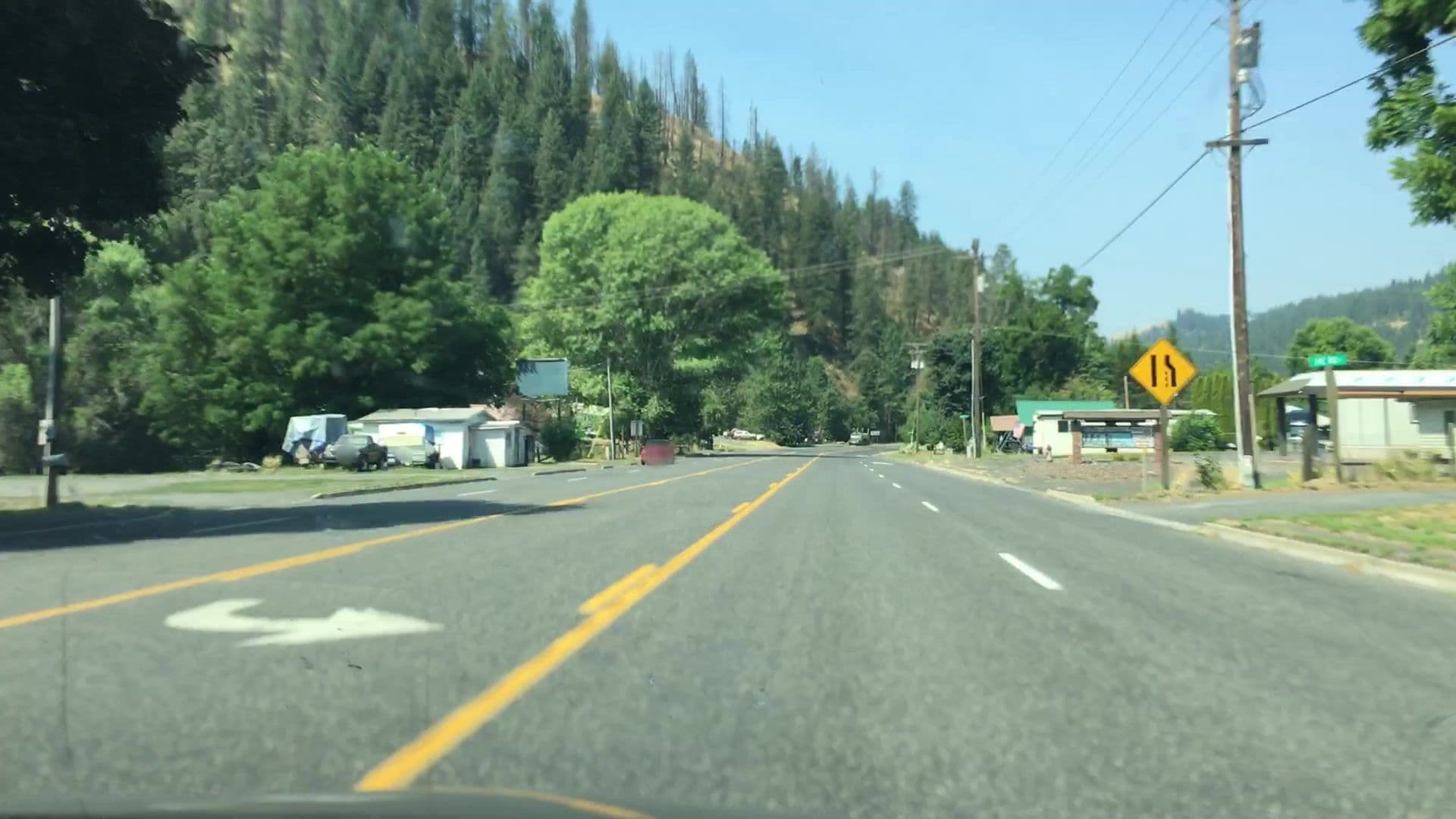 Street view near Canoe Camp, Orofino — © lvl5 (CC BY-SA · Mapillary)