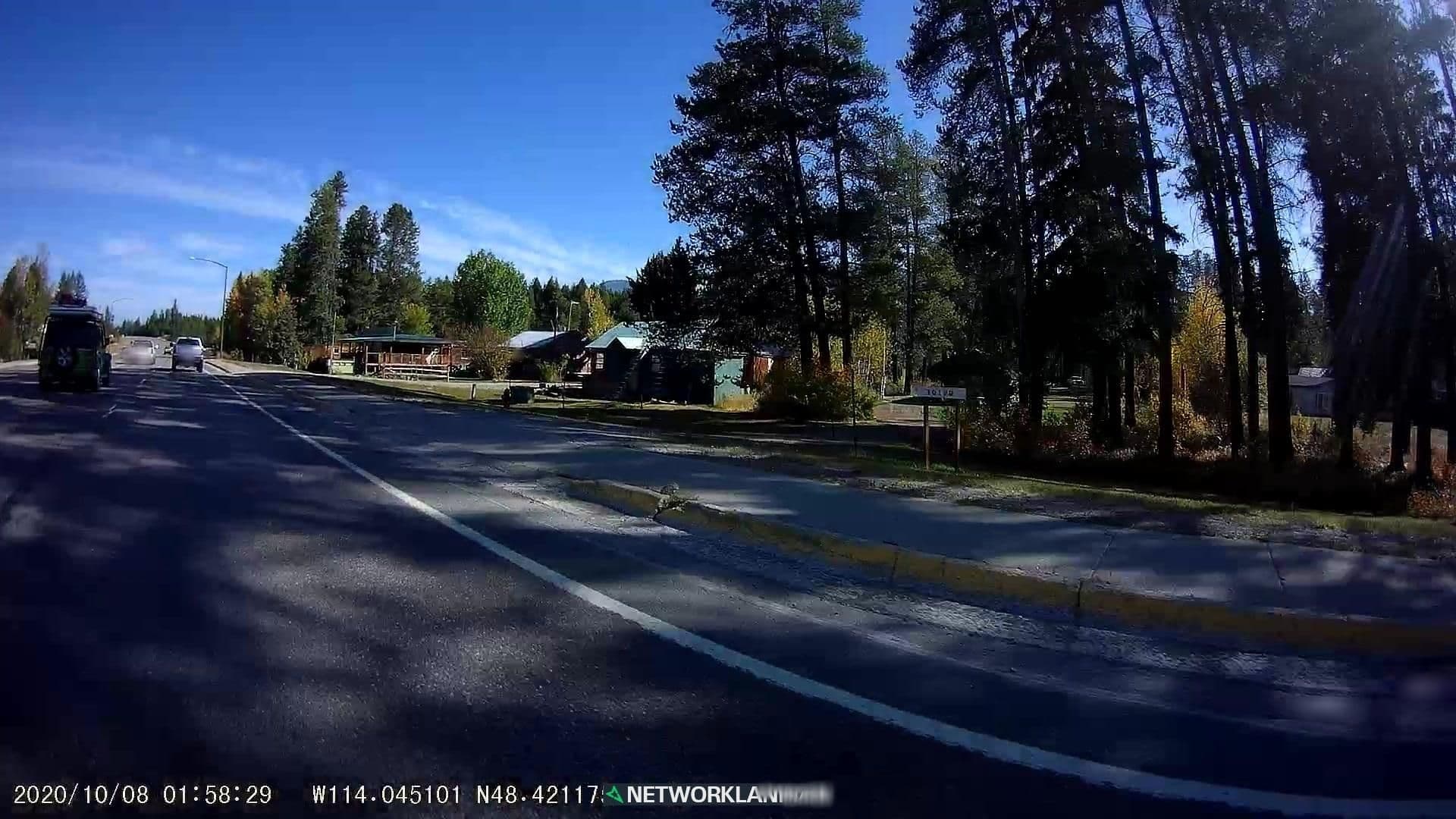 Street view near Wild Rose Bed and Breakfast, Columbia Falls — © networklanman (CC BY-SA · Mapillary)