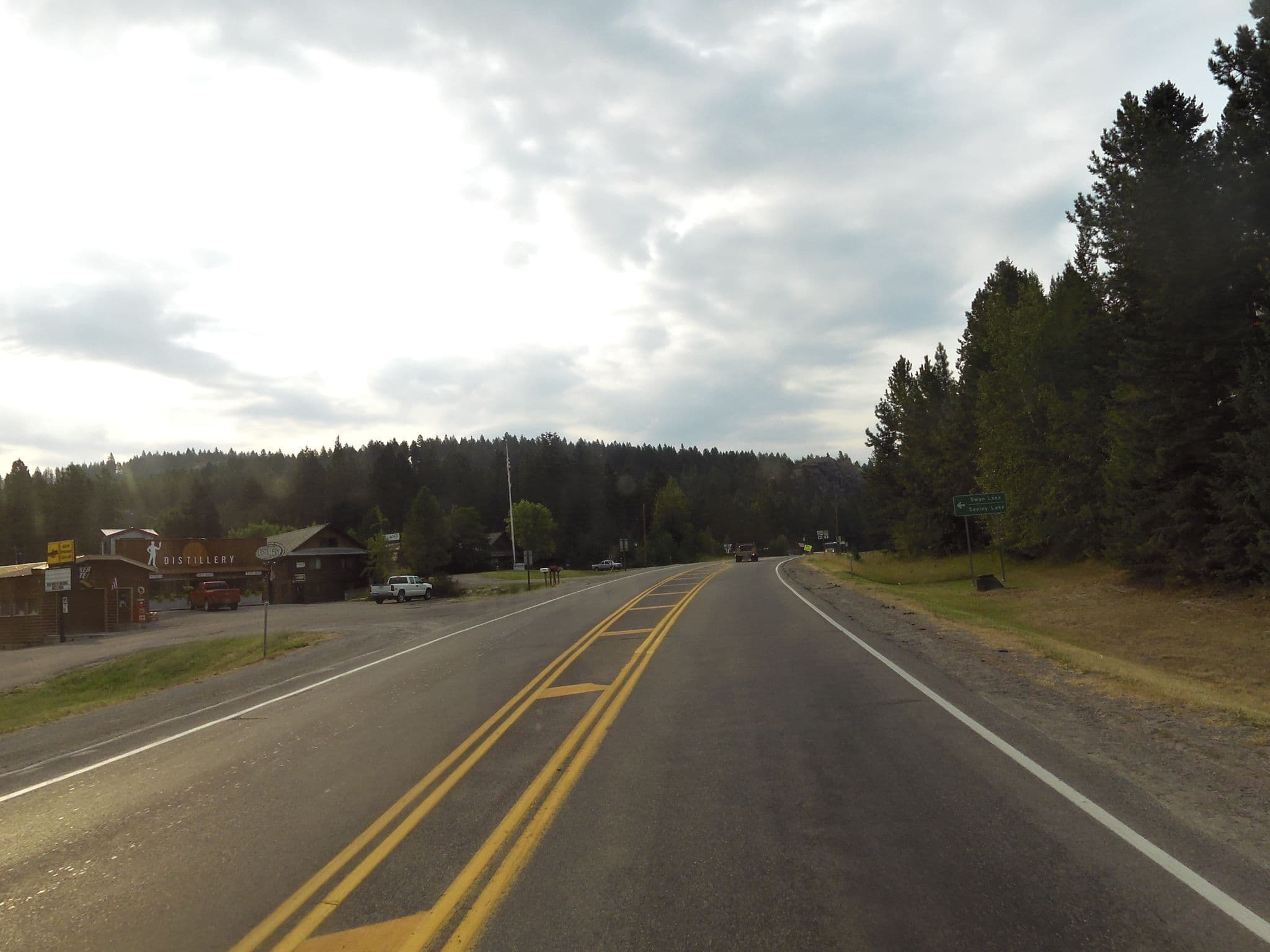 Street view near Timbers Motel Travelodge by Wyndham Bigfork, Bigfork — © clydel (CC BY-SA · Mapillary)
