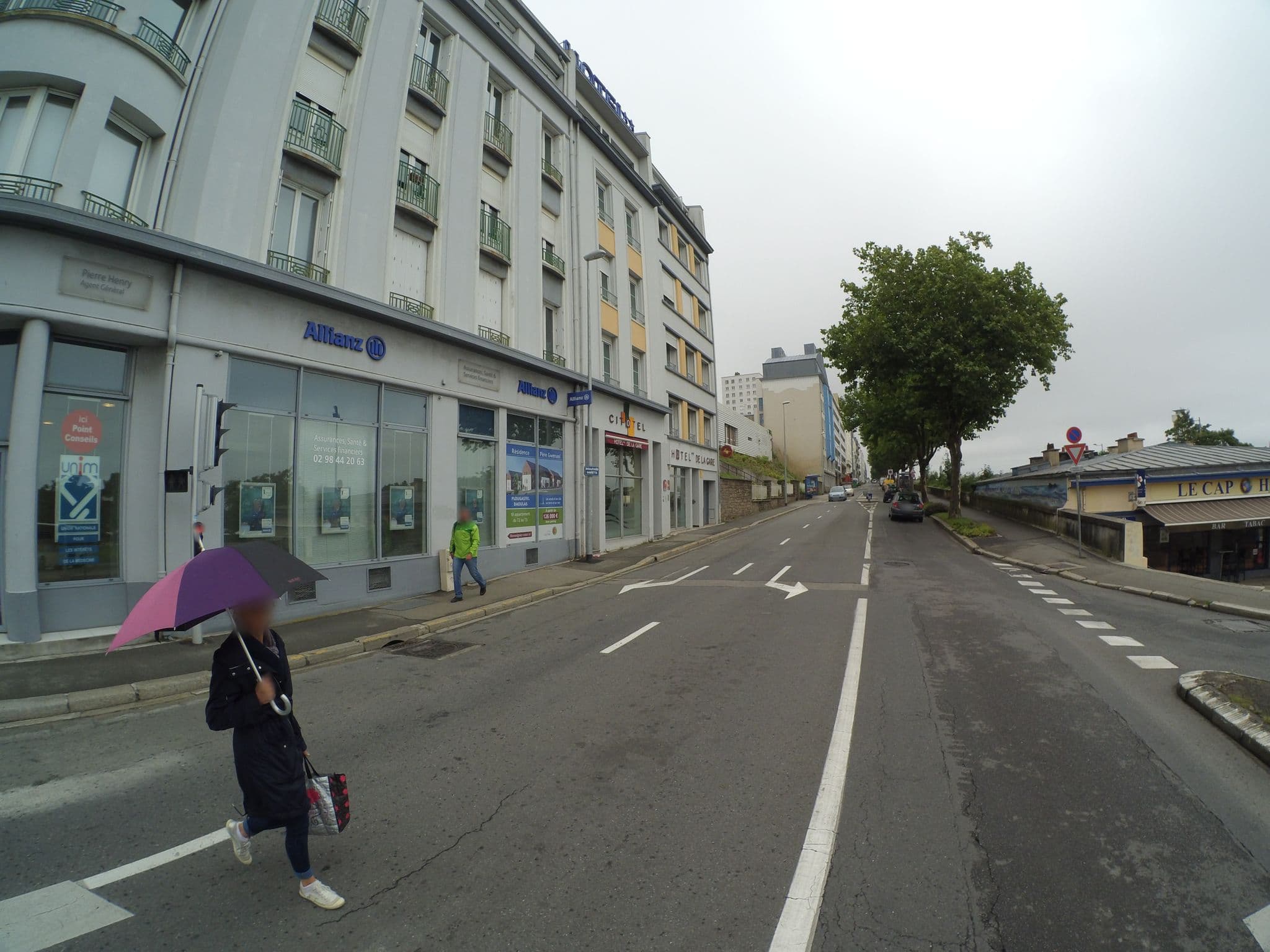 Street view near Citotel, Brest — © stephanep (CC BY-SA · Mapillary)