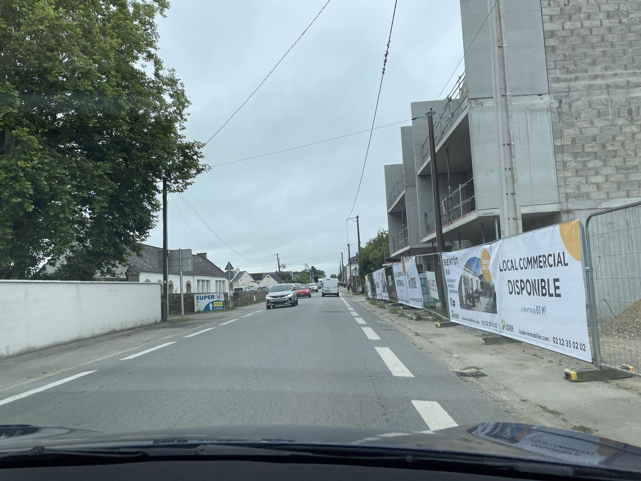 Street view near Auberge du sous Bois, Erdeven — © kino (CC BY-SA · Mapillary)