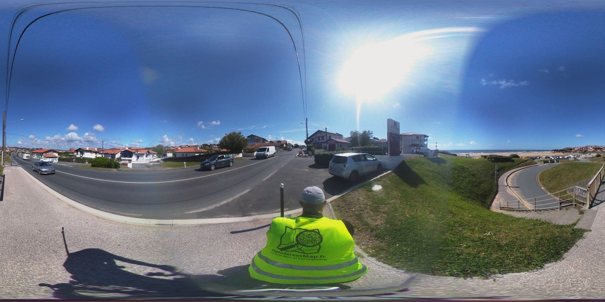 Street view near Hôtel Vacanciel la Frégate, Bidart — © ev1velodyssee (CC BY-SA · Mapillary)