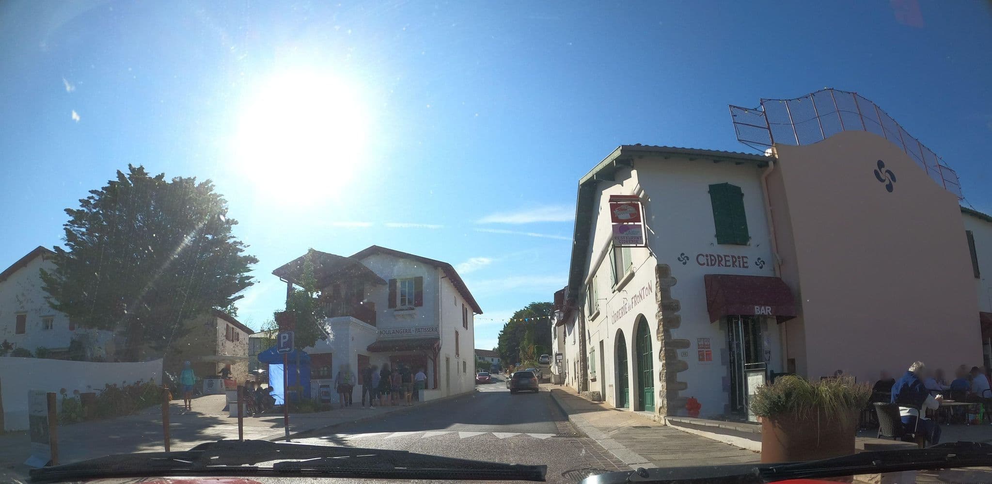 Street view near Hôtel Eskualduna, Arbonne — © patchanka (CC BY-SA · Mapillary)