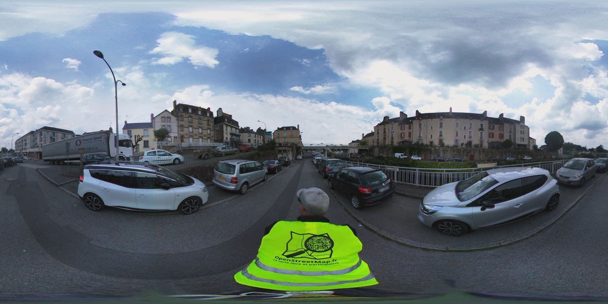 Street view near Citotel le France, Redon — © ev1velodyssee (CC BY-SA · Mapillary)