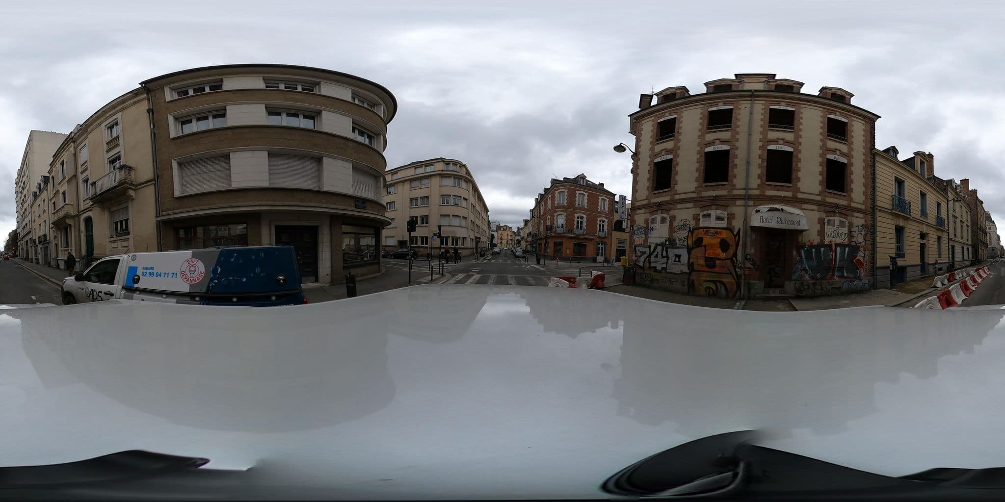 Street view near Hôtel Richemont, Rennes — © Caramel (CC BY-SA · Mapillary)