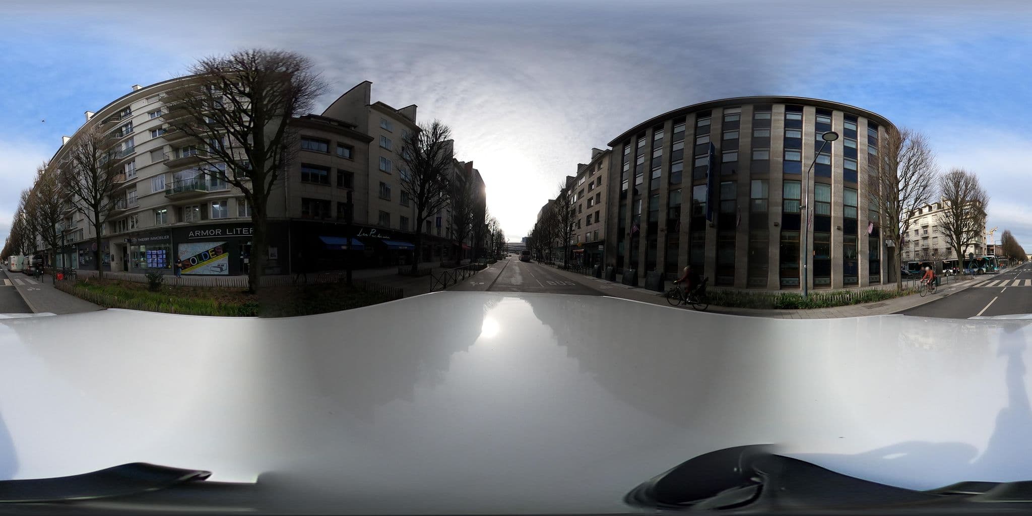 Street view near Hôtel le Sévigné Rennes Centre Gare, Rennes — © Caramel (CC BY-SA · Mapillary)