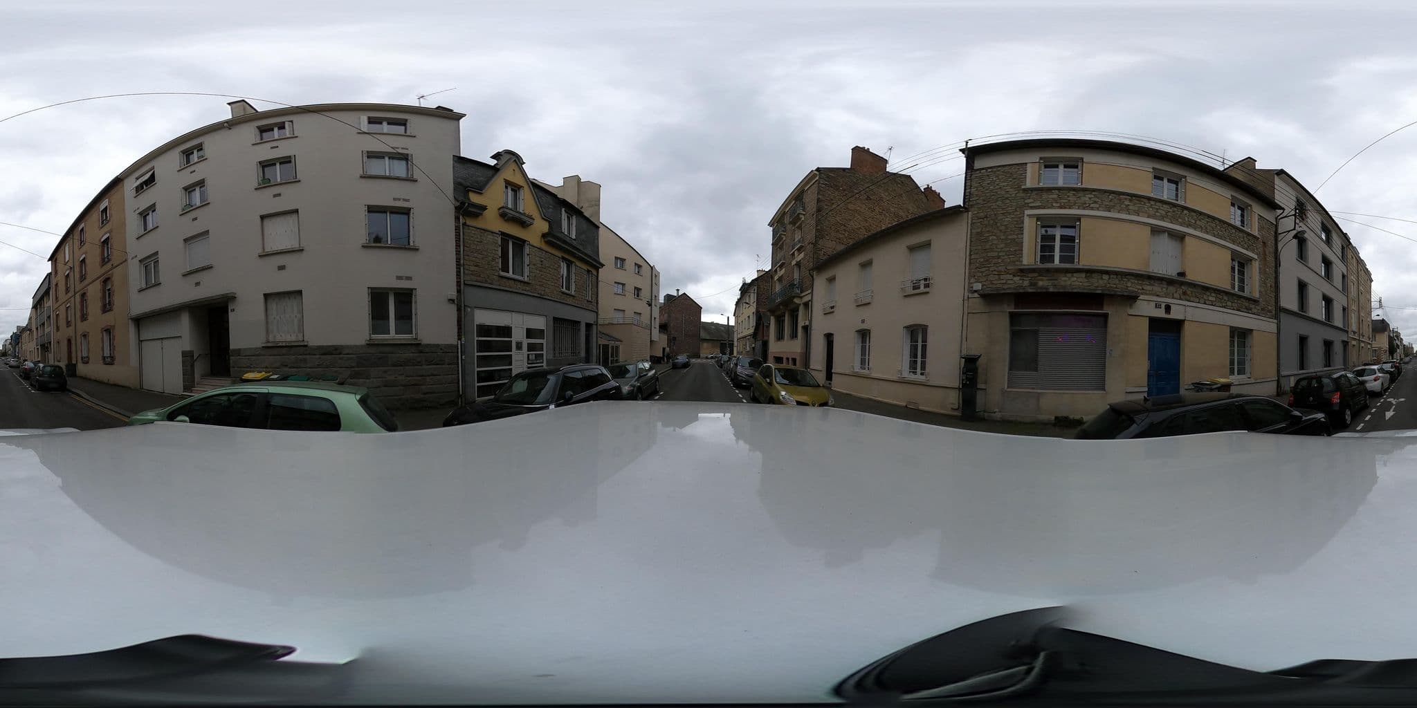 Street view near Hôtel de Léon, Rennes — © Caramel (CC BY-SA · Mapillary)