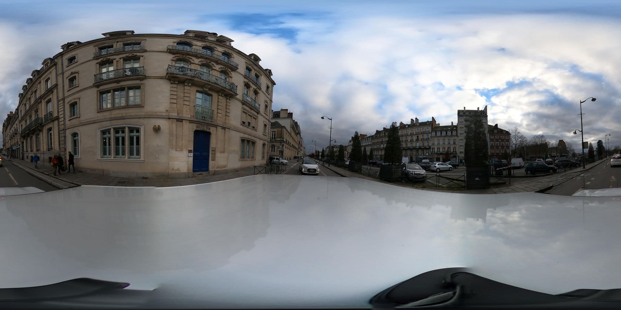 Street view near La Maison bleue, Rennes — © Caramel (CC BY-SA · Mapillary)