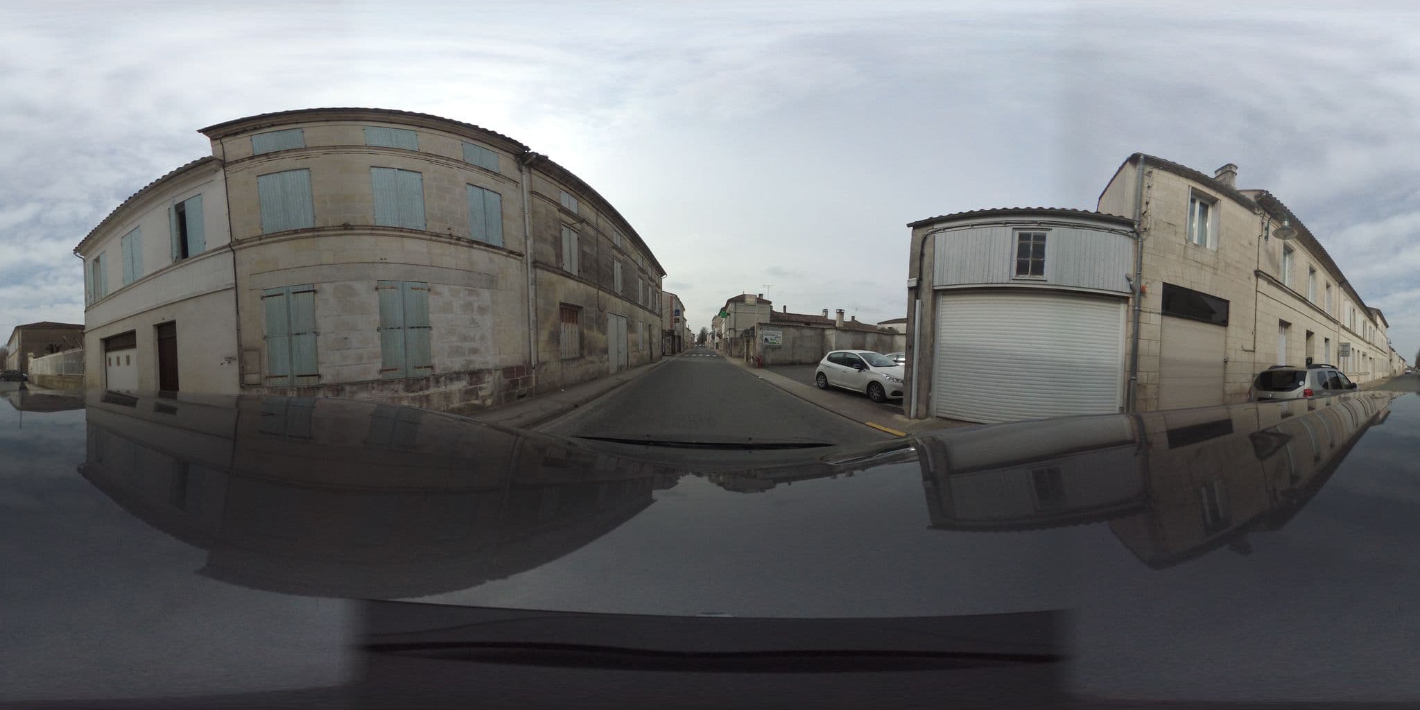Street view near Le Logis des Grand, Gémozac — © max93600 (CC BY-SA · Mapillary)