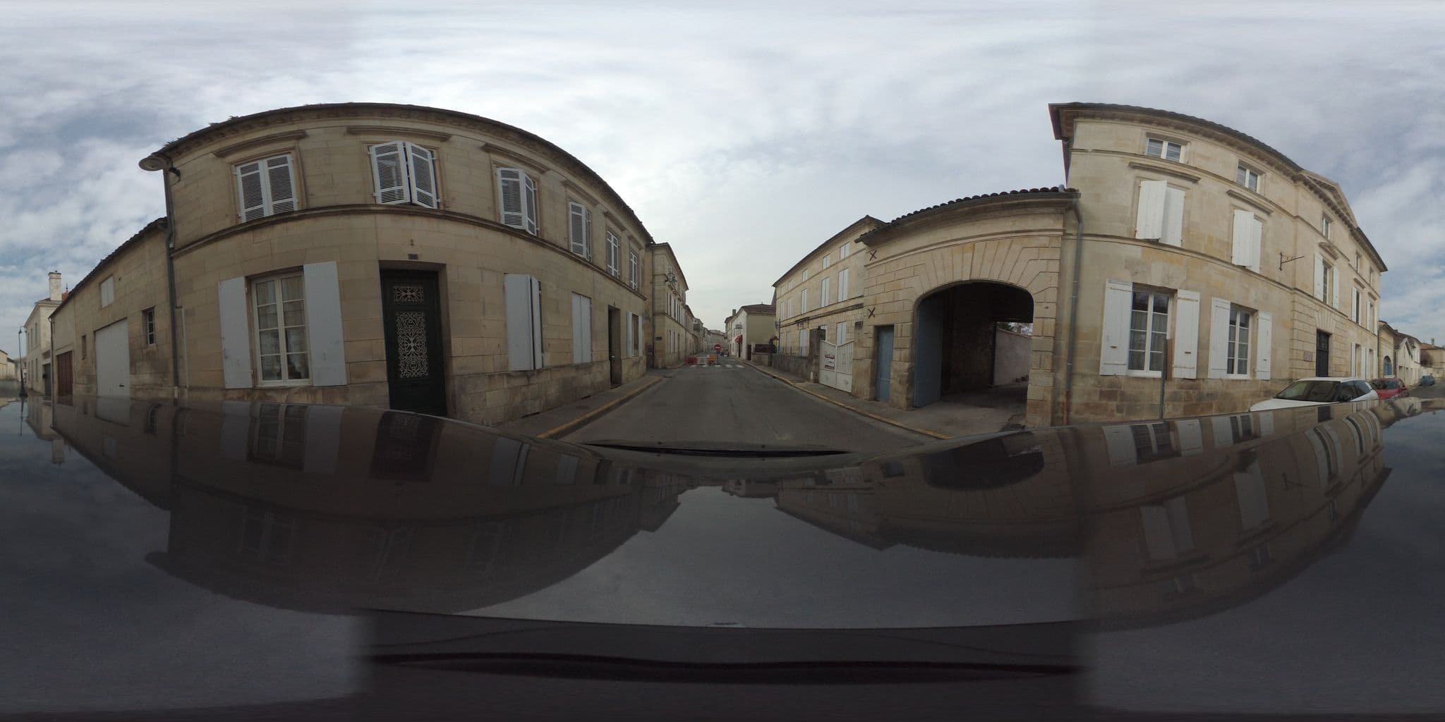 Street view near Le Clos de Gémozac, Gémozac — © max93600 (CC BY-SA · Mapillary)